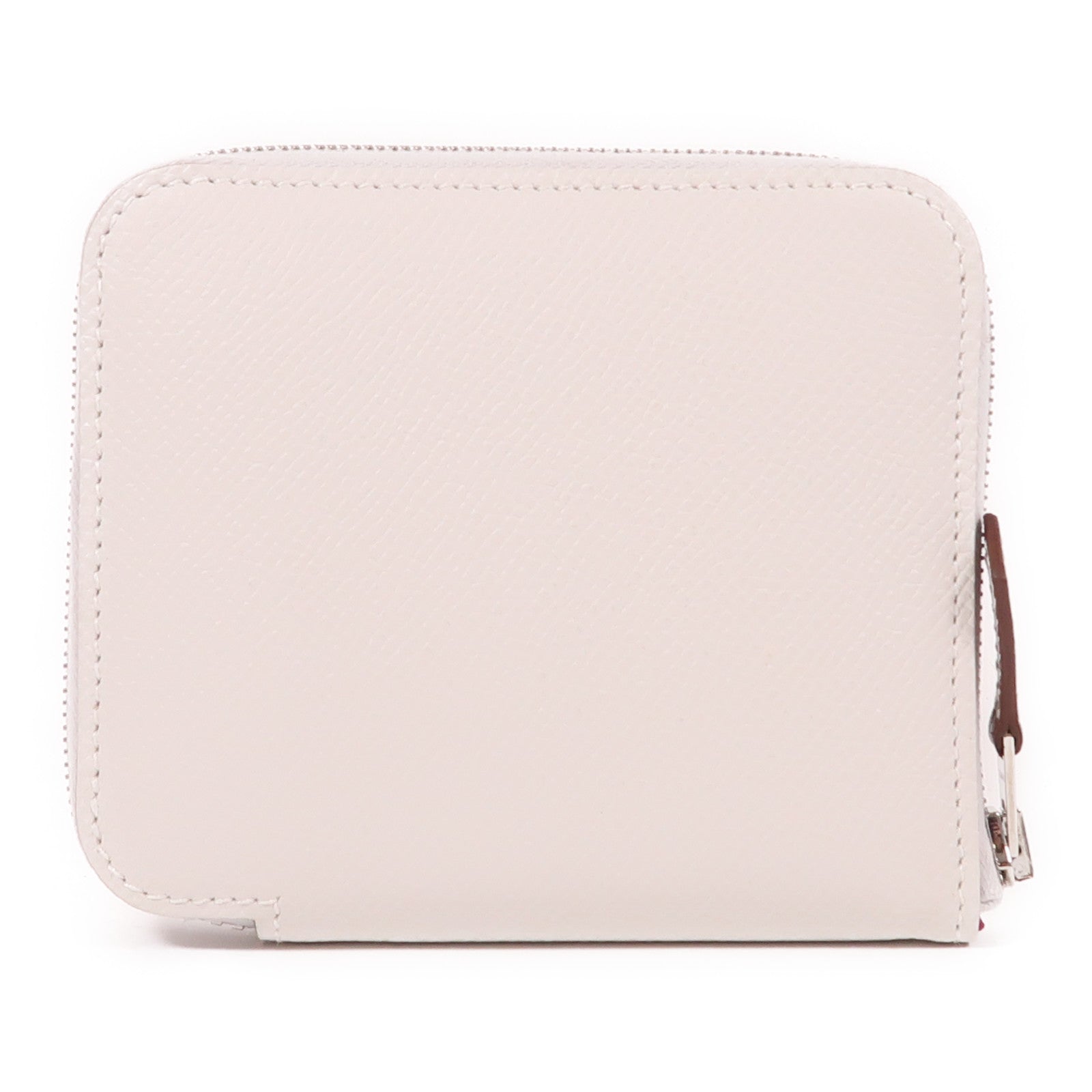 HERMES 【激減優惠】Epsom皮革Silk In Compact Wallet銀扣錢包