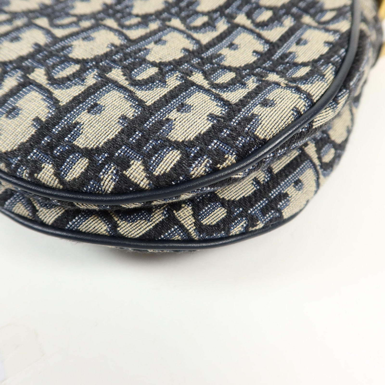 Dior 帆布Saddle金扣手挽肩背兩用袋