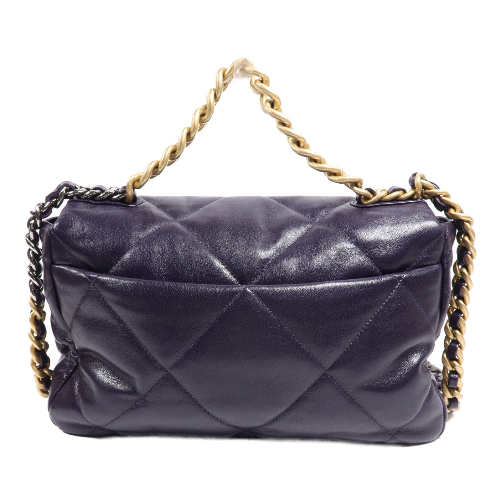 CHANEL 羊皮皮革Chanel 19鏈帶肩背袋