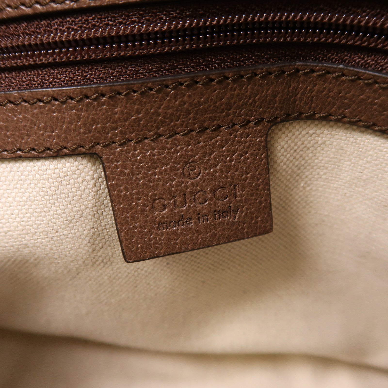 GUCCI 塗層帆布Ophidia Toiletry Case金扣手拿包