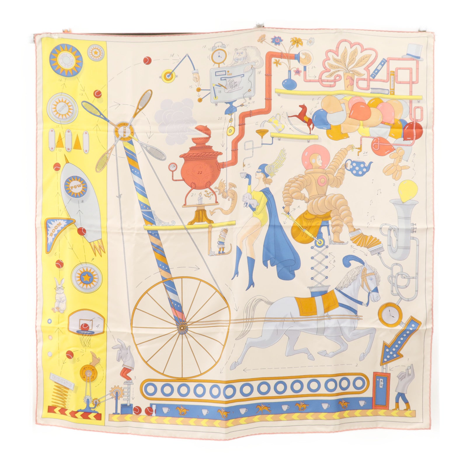 HERMES 絲質Scarf 90x90絲巾