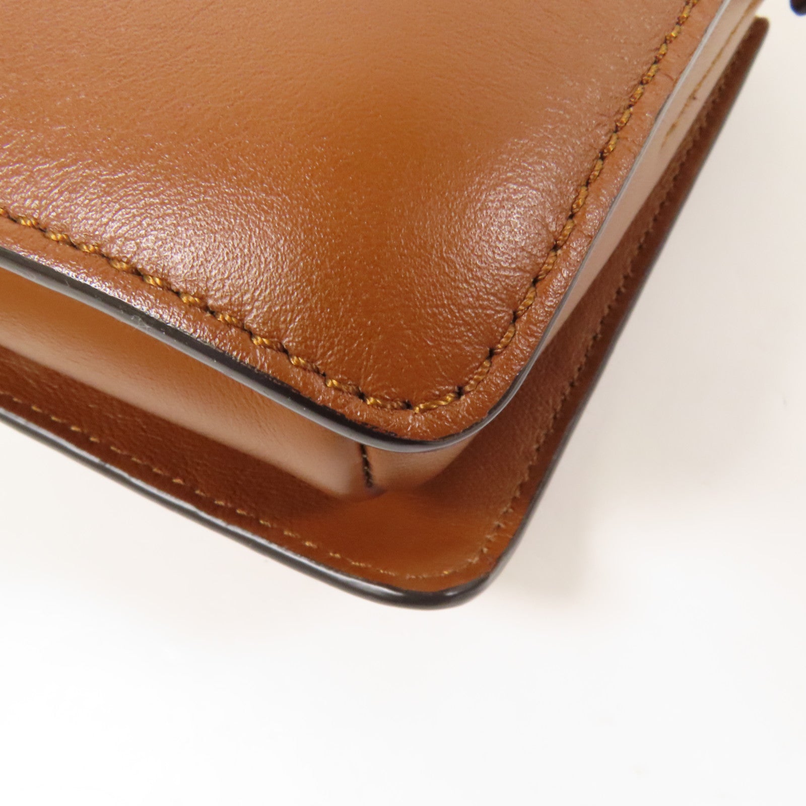 Chloe 牛皮皮革Shoulder Bag金扣肩背袋