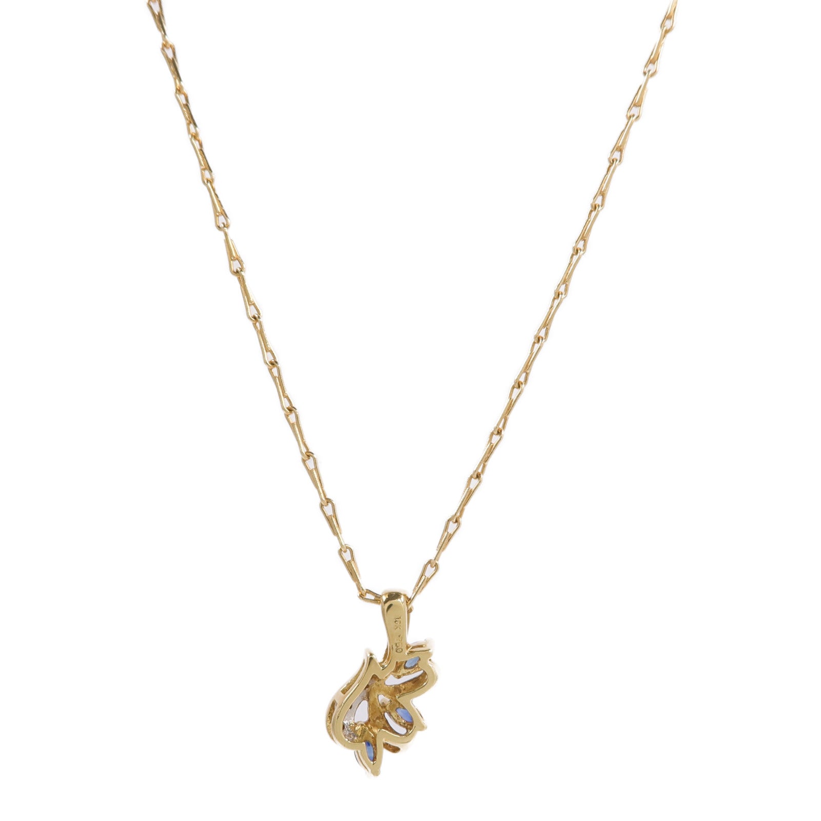 JEWELRY 18K黃金/白金Sapphire Necklace藍寶石項鍊