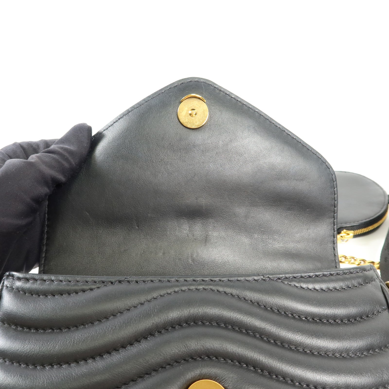 LOUIS VUITTON 牛皮皮革New Wave金扣手挽肩背兩用袋