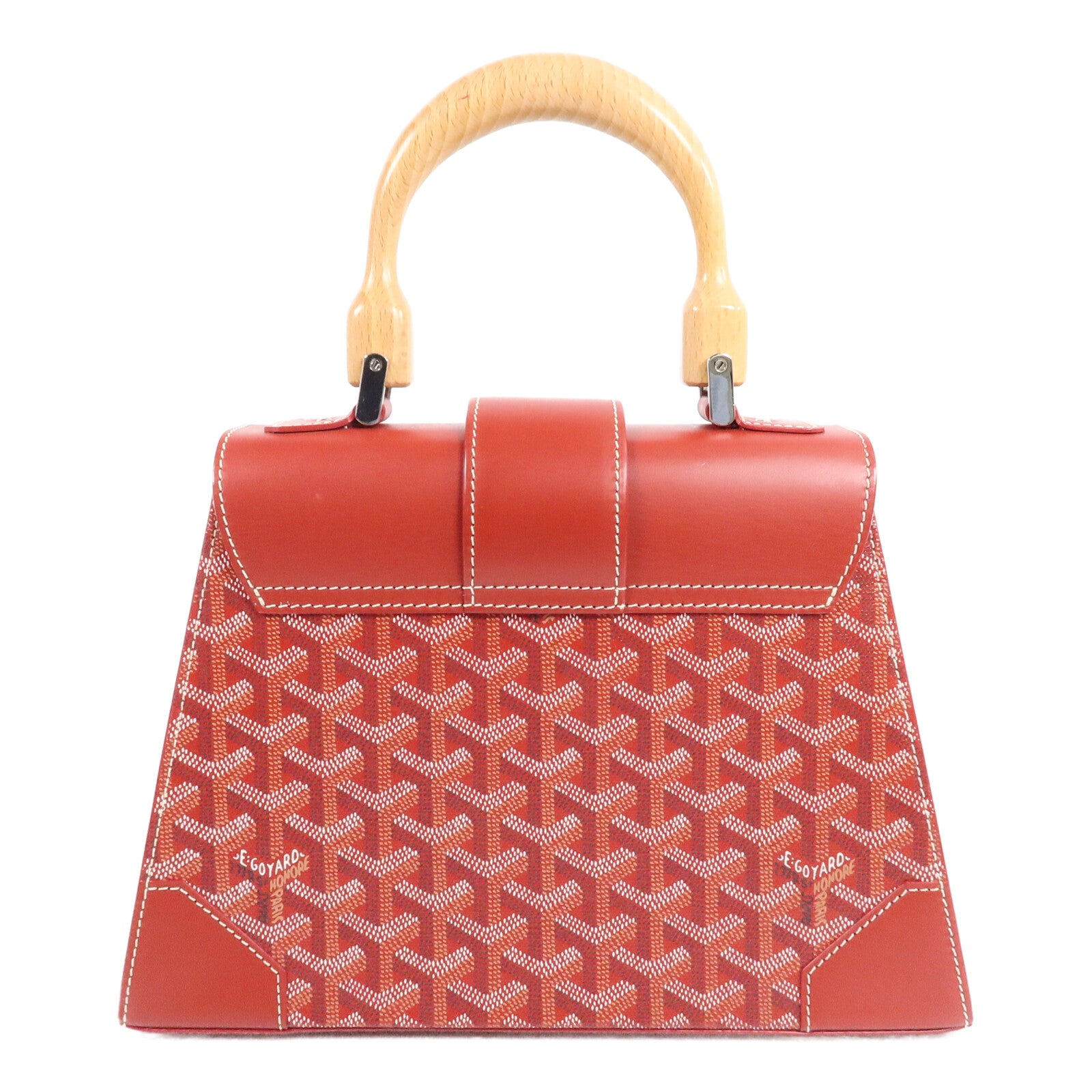 GOYARD 塗層帆布Saigon Structured PM手挽肩背兩用袋