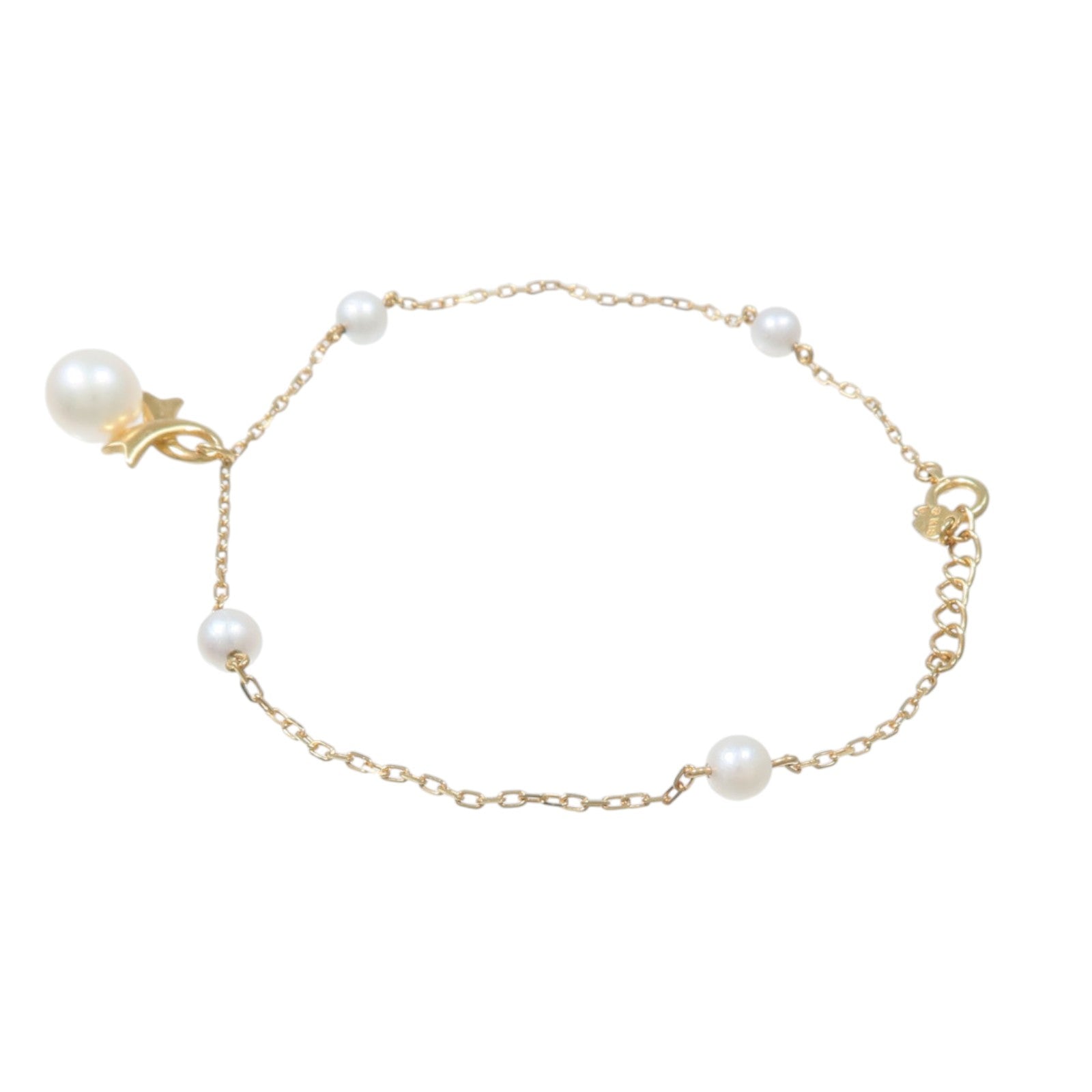 MIKIMOTO 18K黃金Pearl Bracelet珍珠手鏈