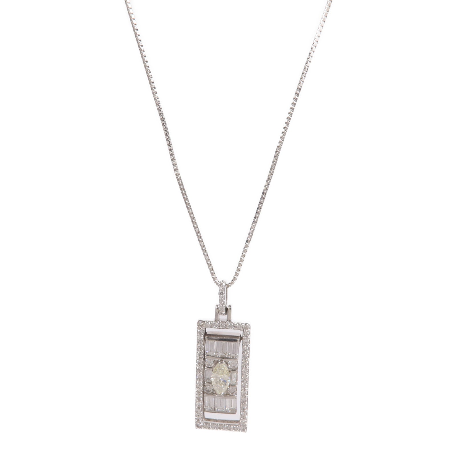 JEWELRY 18K白金/PT850鉑金Diamond Necklace鑽石項鍊
