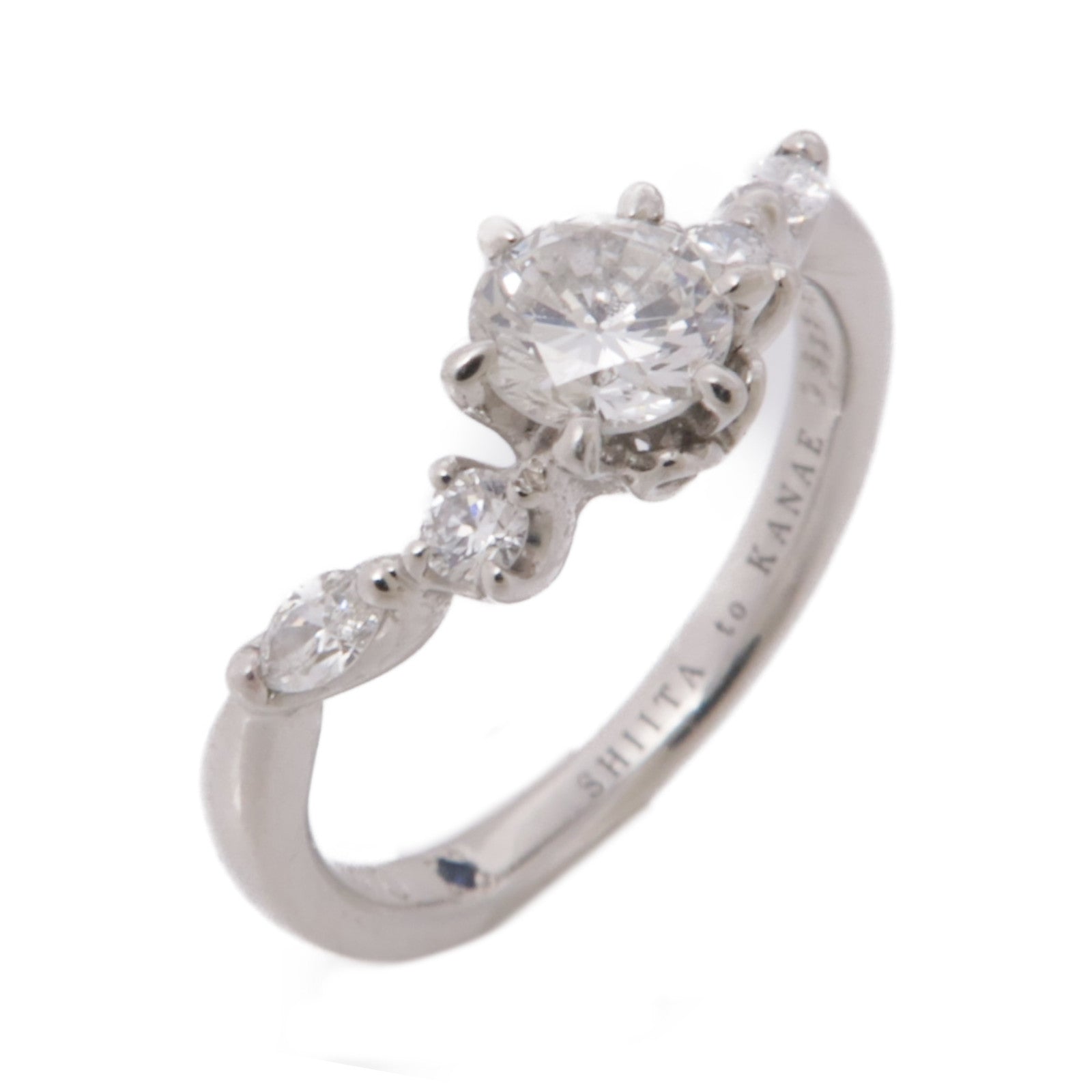 JEWELRY 【激減優惠】PT950鉑金Diamond Ring鑽石戒指US#4