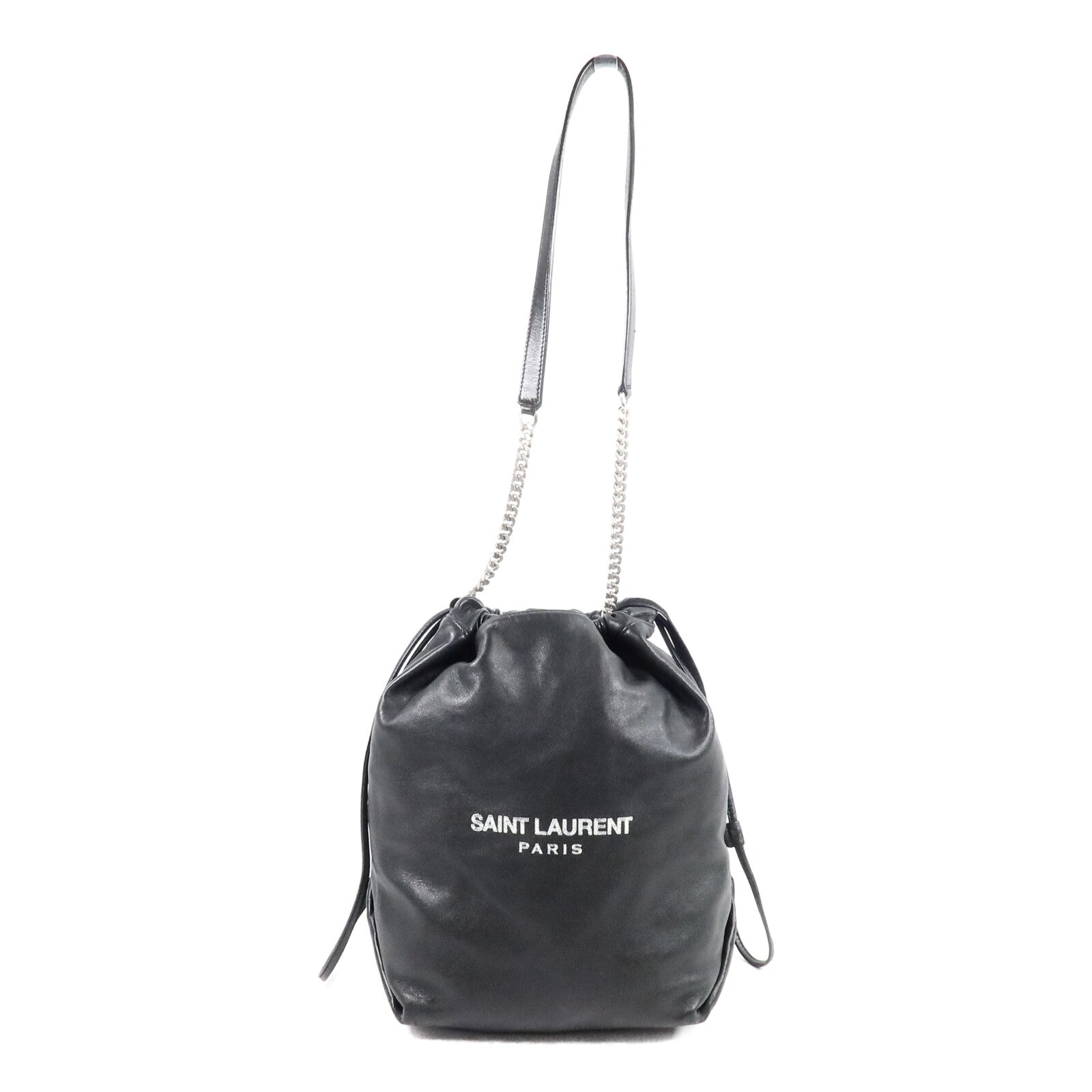 SAINT LAURENT 牛皮皮革Teddy Bucket肩背袋