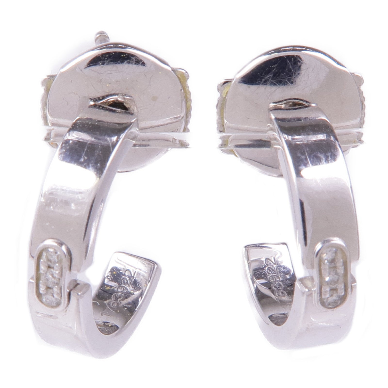 Chaumet 18K白金Liens Evidence鑽石耳環