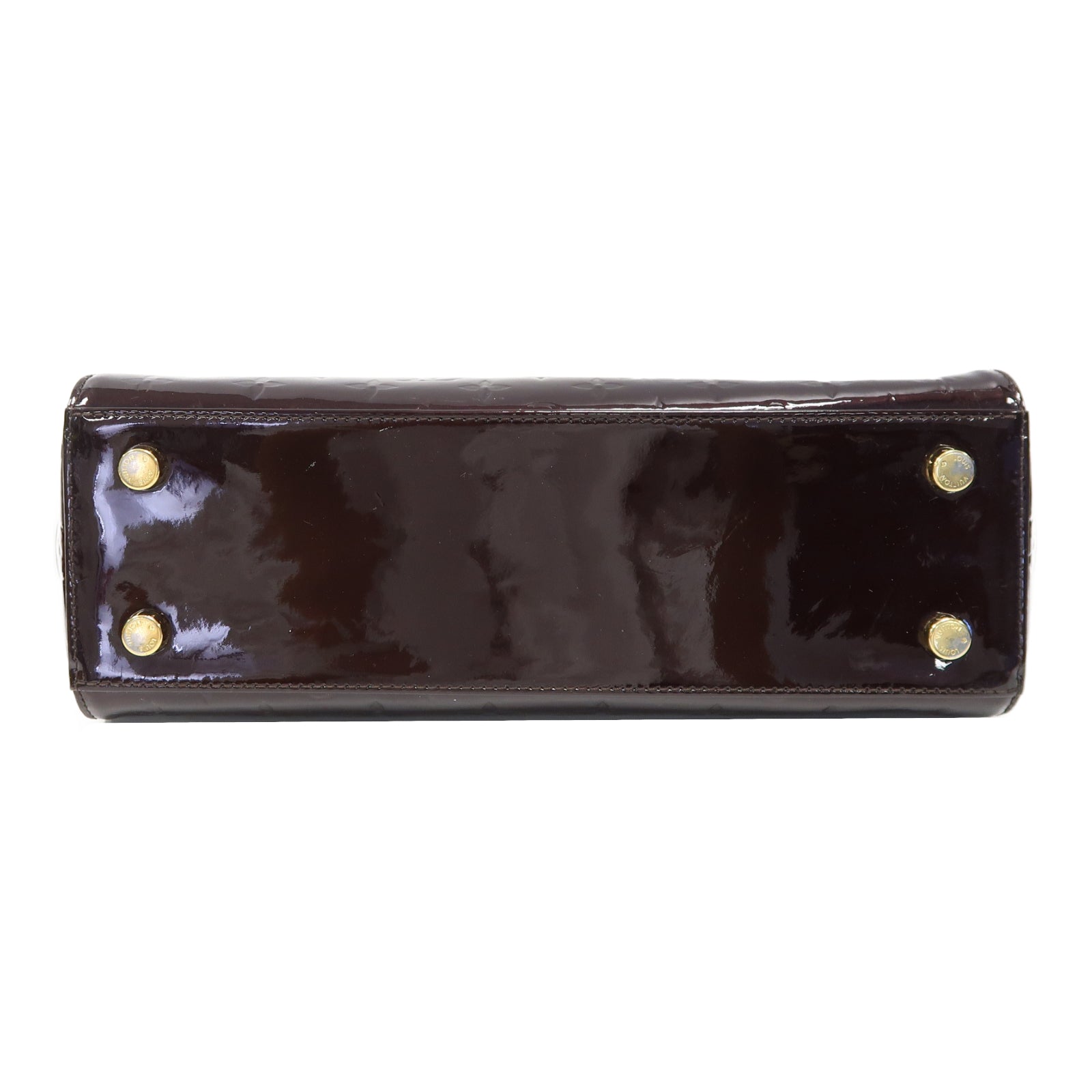 LOUIS VUITTON 【激減優惠】Vernis Brea MM金扣手挽肩背兩用袋紅色