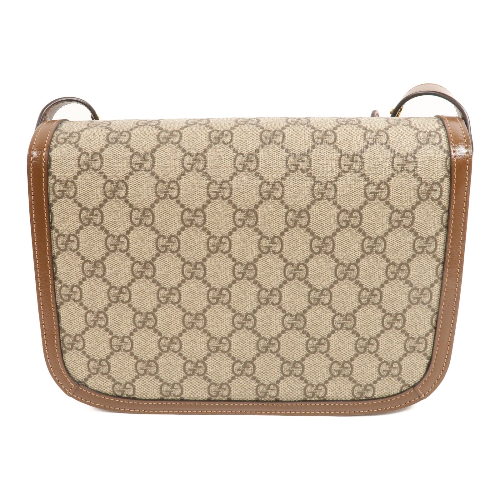 GUCCI 塗層帆布Horsebit 1955 Medium肩背袋