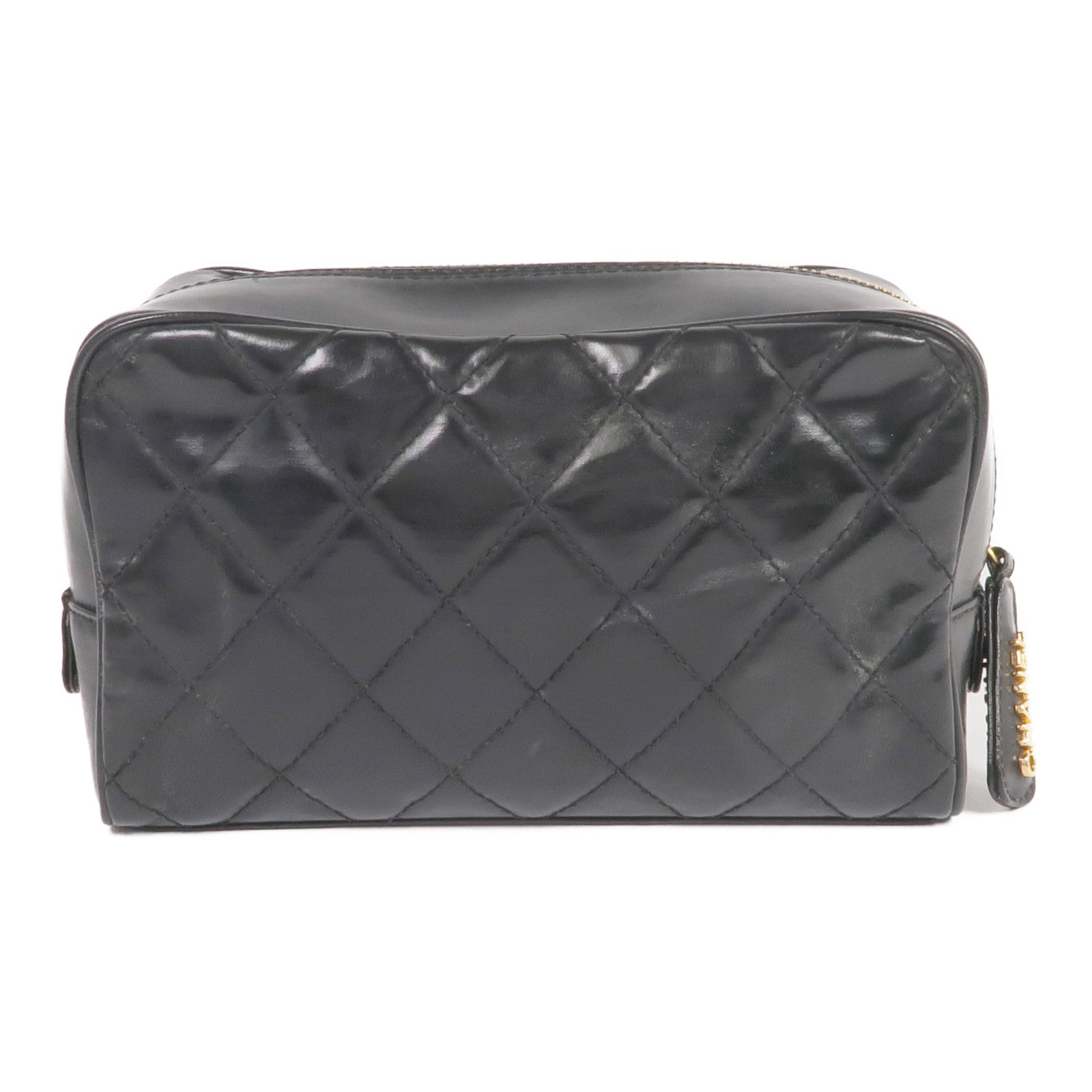 CHANEL 羊皮皮革Pouch金扣手拿包