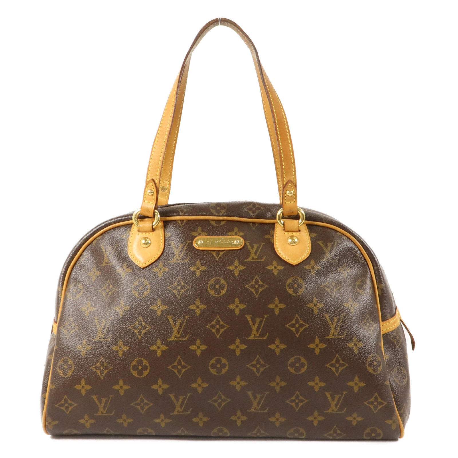 LOUIS VUITTON Monogram Montorgueil GM金扣肩背袋