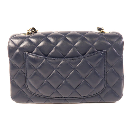 CHANEL【激減優惠】 羊皮皮革Mini Classic 20金扣肩背袋