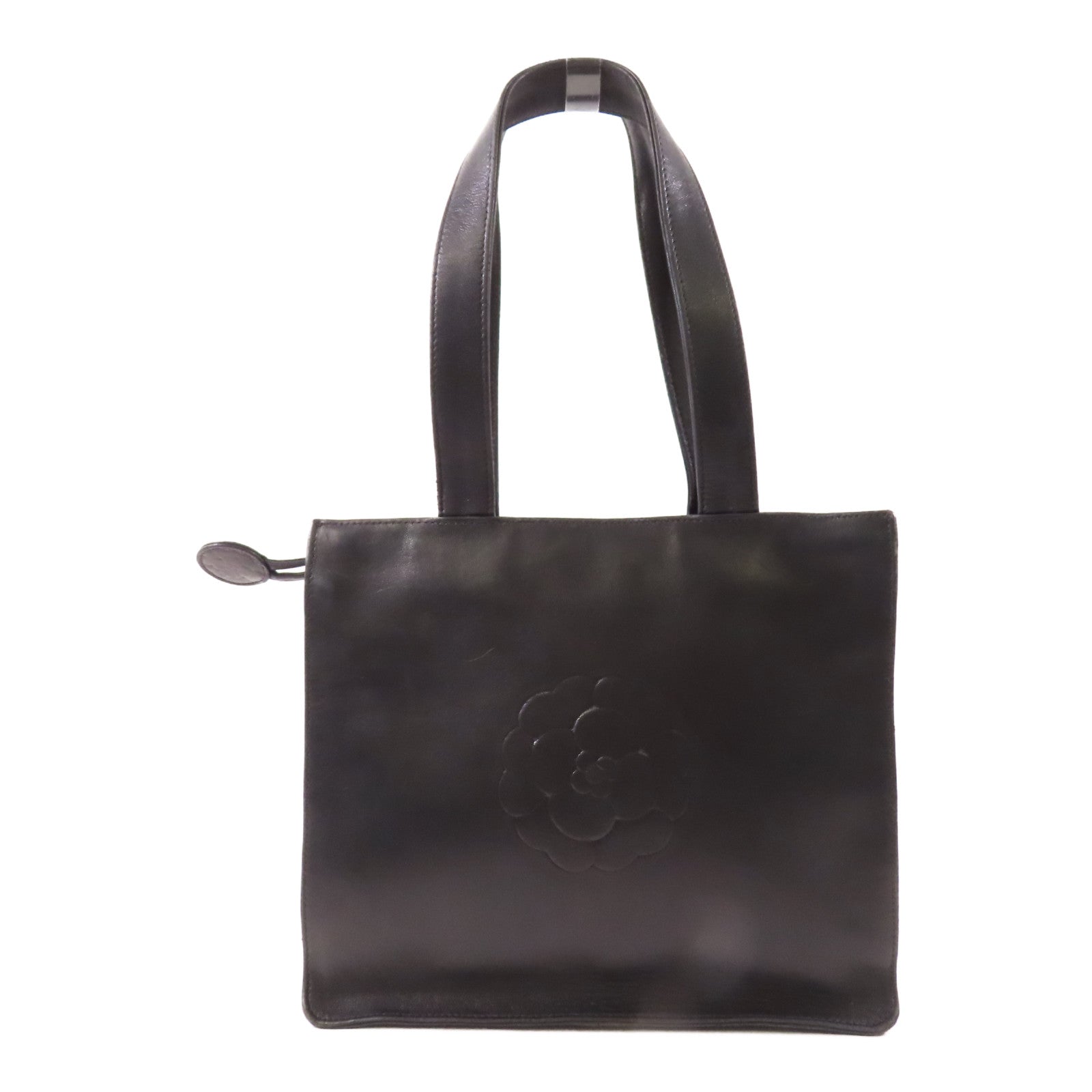 CHANEL 羊皮皮革Handbag/Shoulder Bag銀扣手挽袋/肩背袋