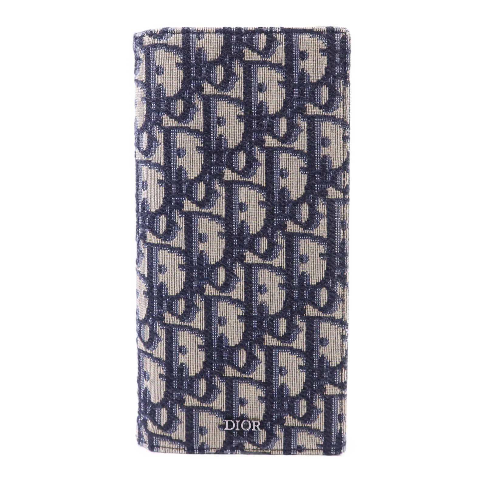 Dior 帆布Long Bifold Wallet銀扣長錢包