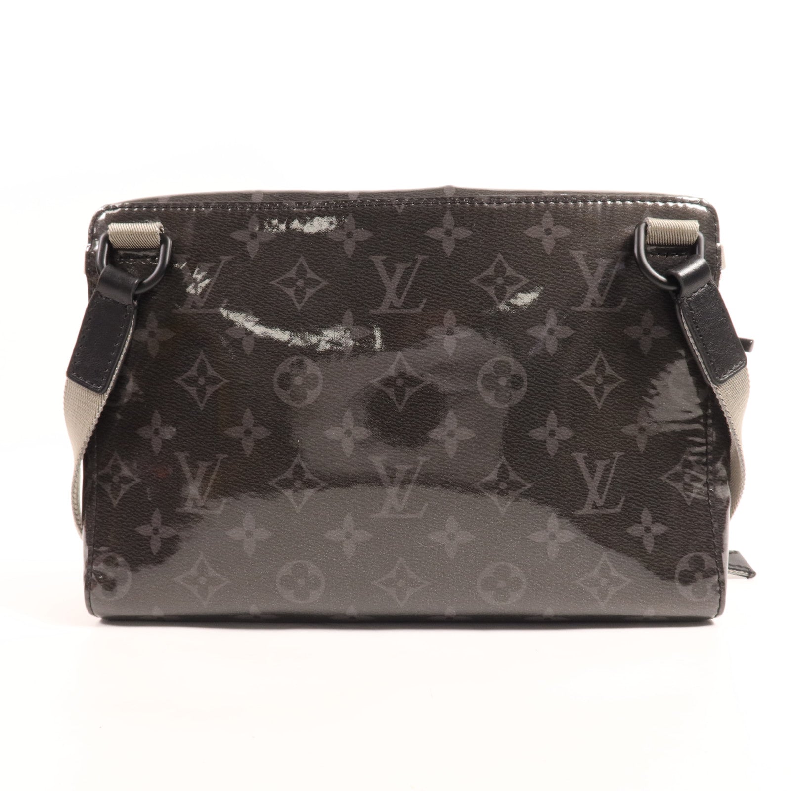 LOUIS VUITTON Monogram Eclipse Glaze Messenger PM肩背袋