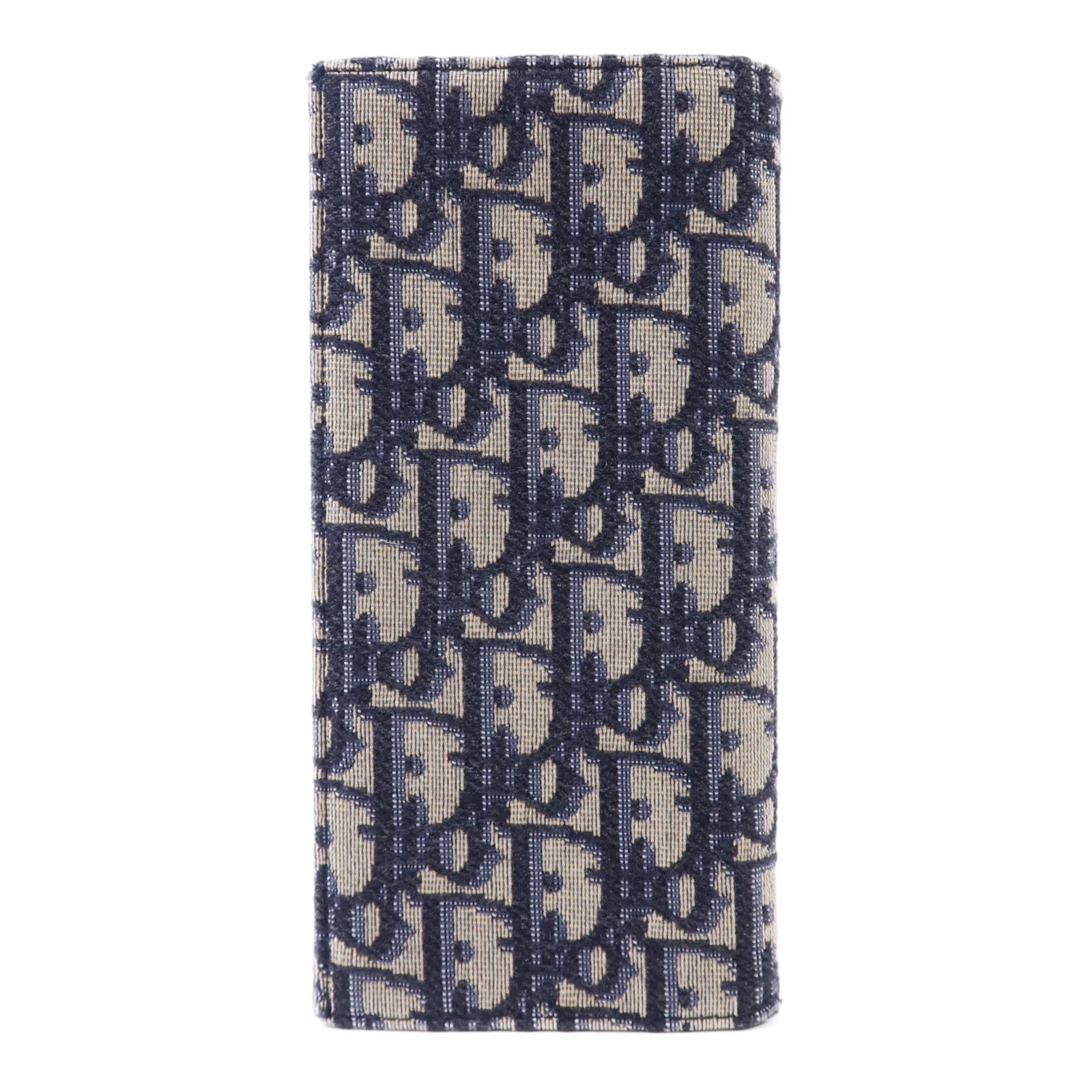 Dior 帆布Long Bifold Wallet銀扣長錢包