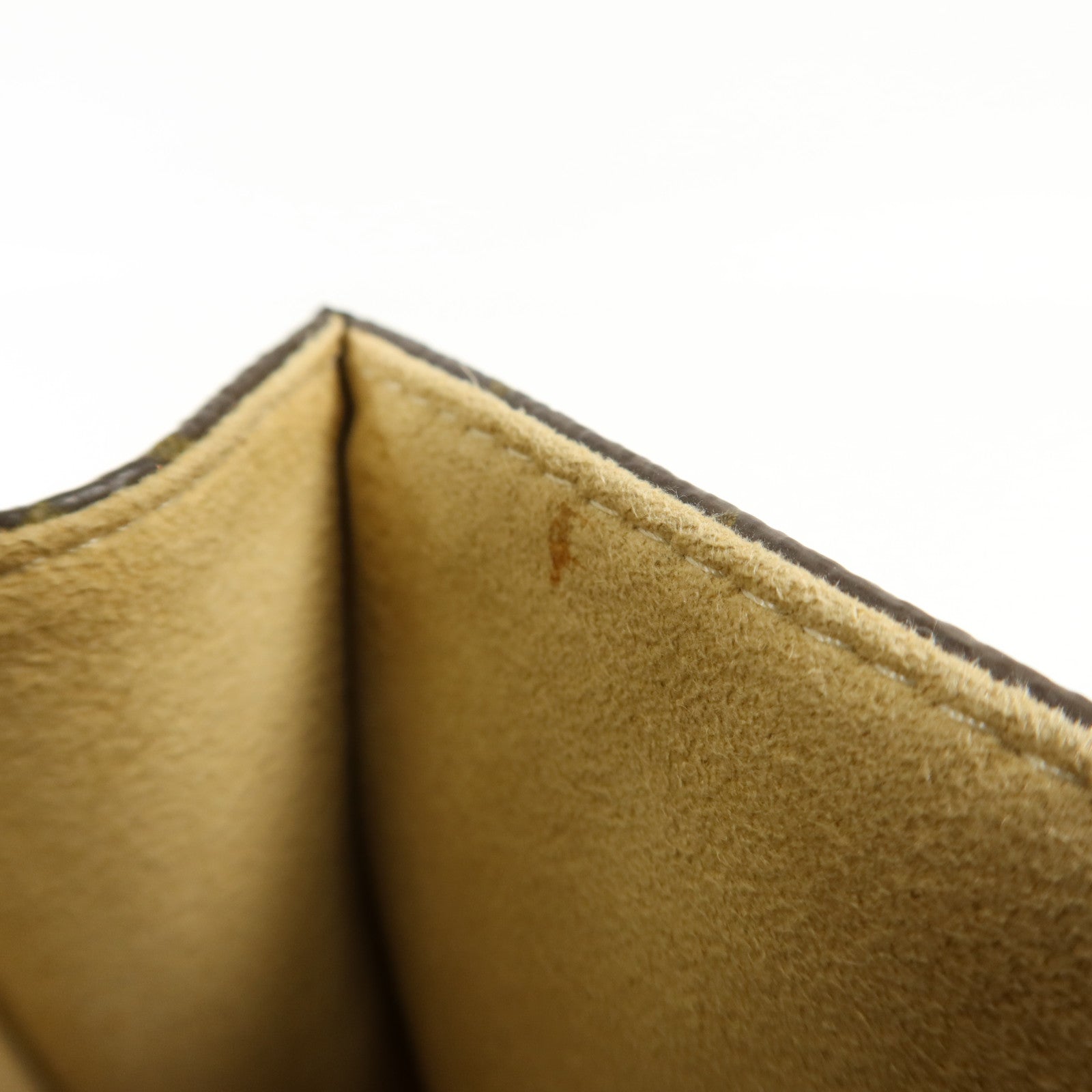 LOUIS VUITTON Monogram Pochette Florentine金扣腰包棕色