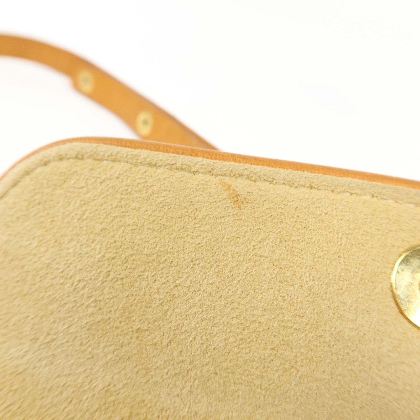 LOUIS VUITTON Monogram Pochette Florentine金扣腰包棕色