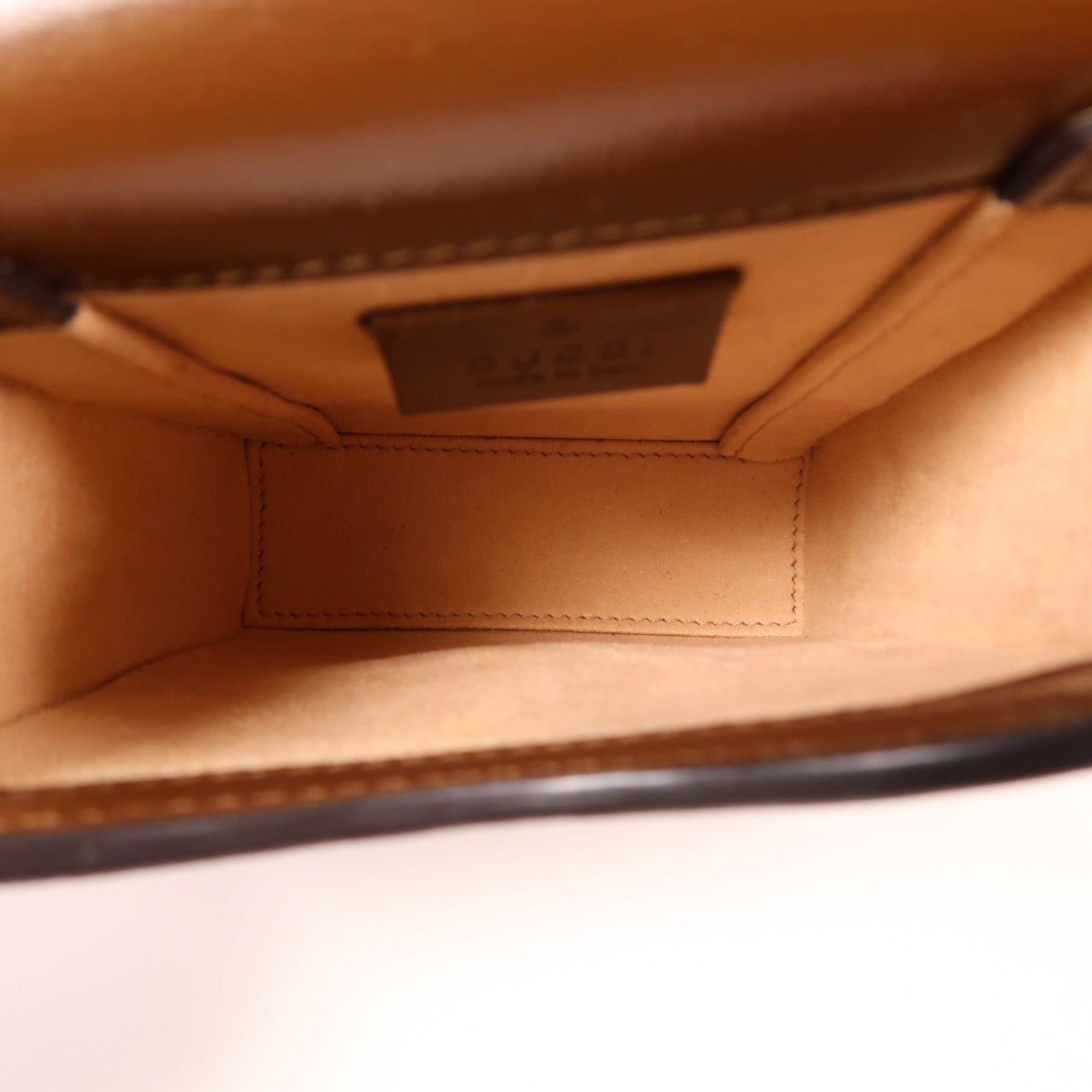 GUCCI 塗層帆布Horsebit 1955 Mini金扣肩背袋