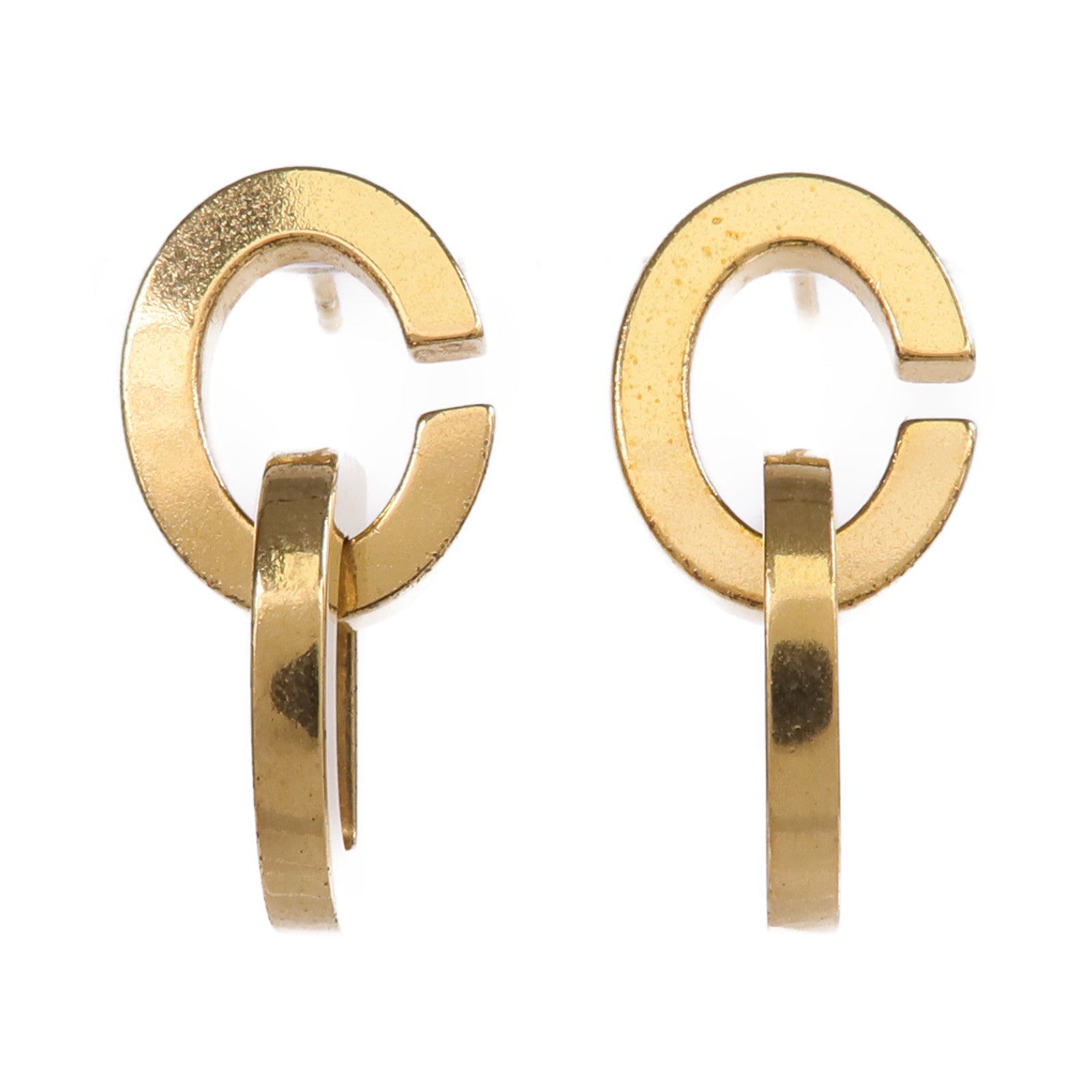 Dior 金屬CD Lock Earrings耳環