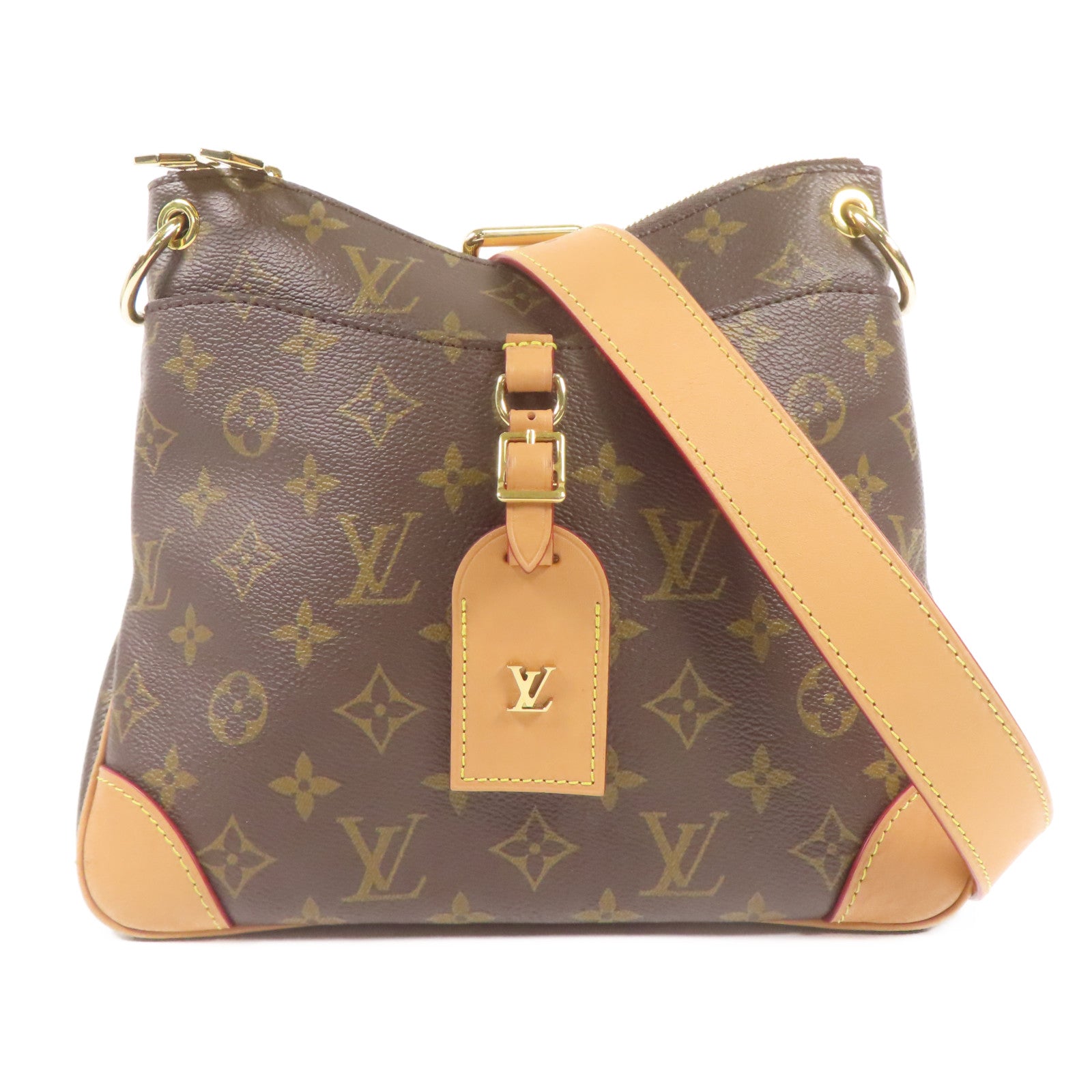 LOUIS VUITTON LV GHW Odeon Shoulder Bag M45354 Monogram Brown