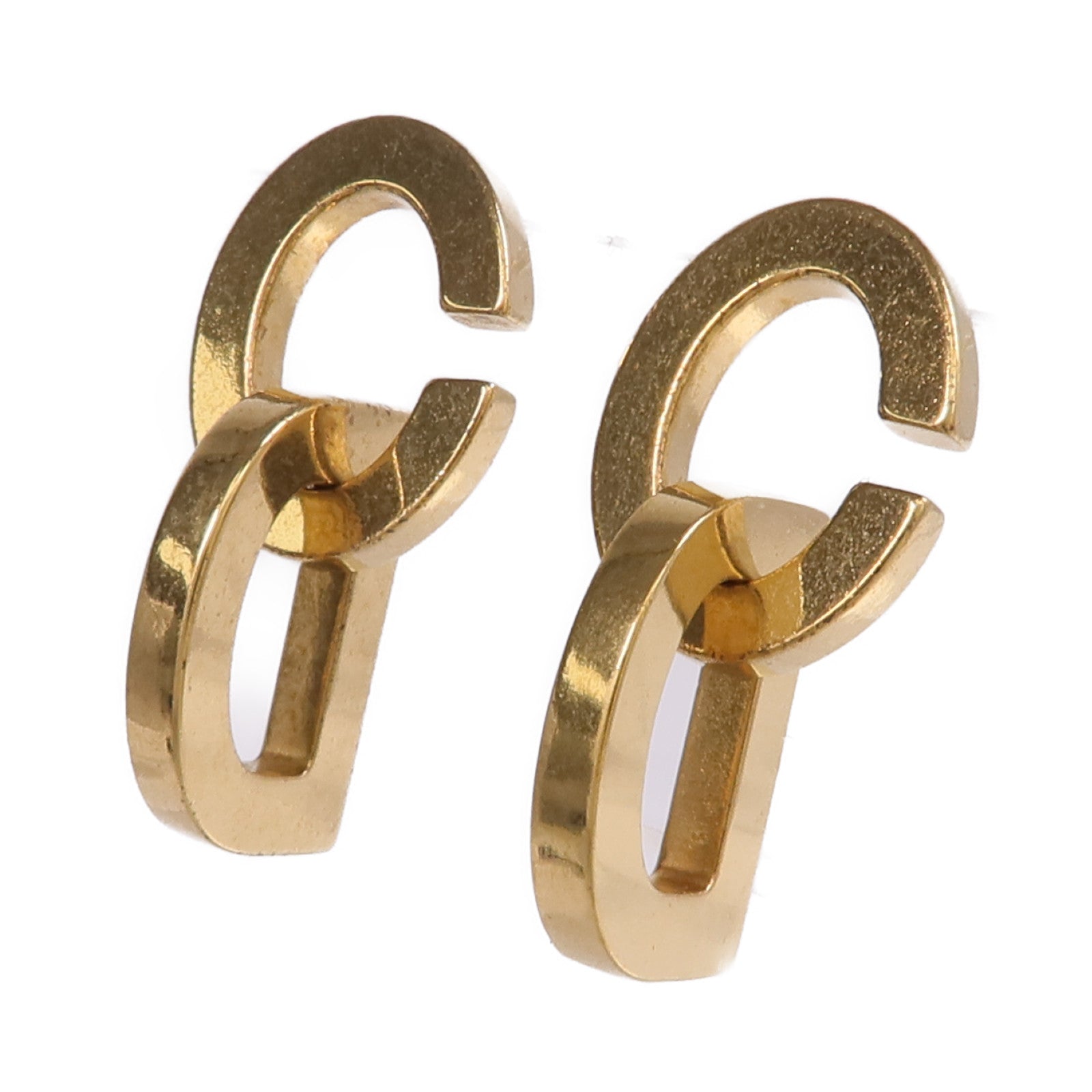 Dior 金屬CD Lock Earrings耳環