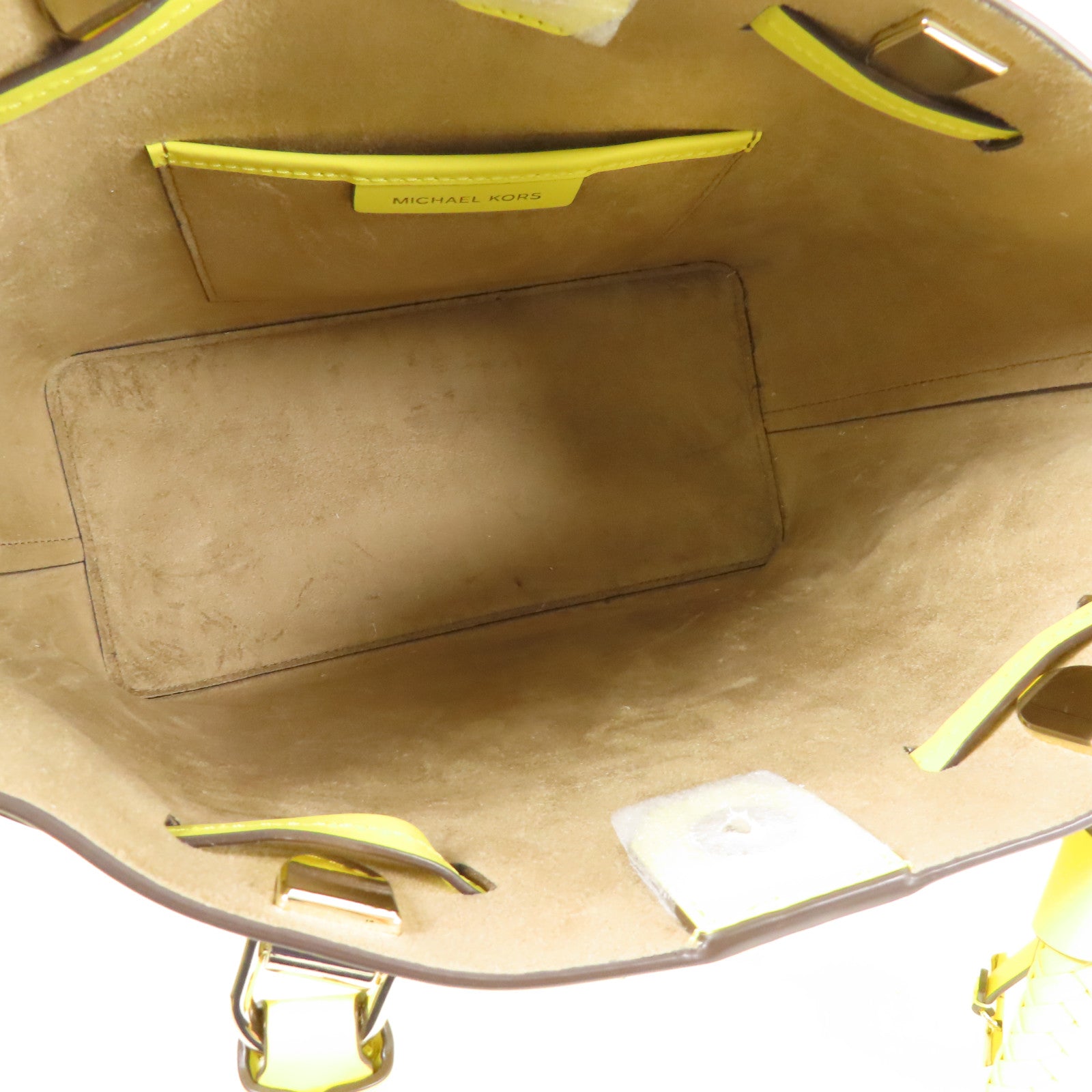 Michael Kors 牛皮皮革Shoulder Bag銀扣手挽肩背兩用袋