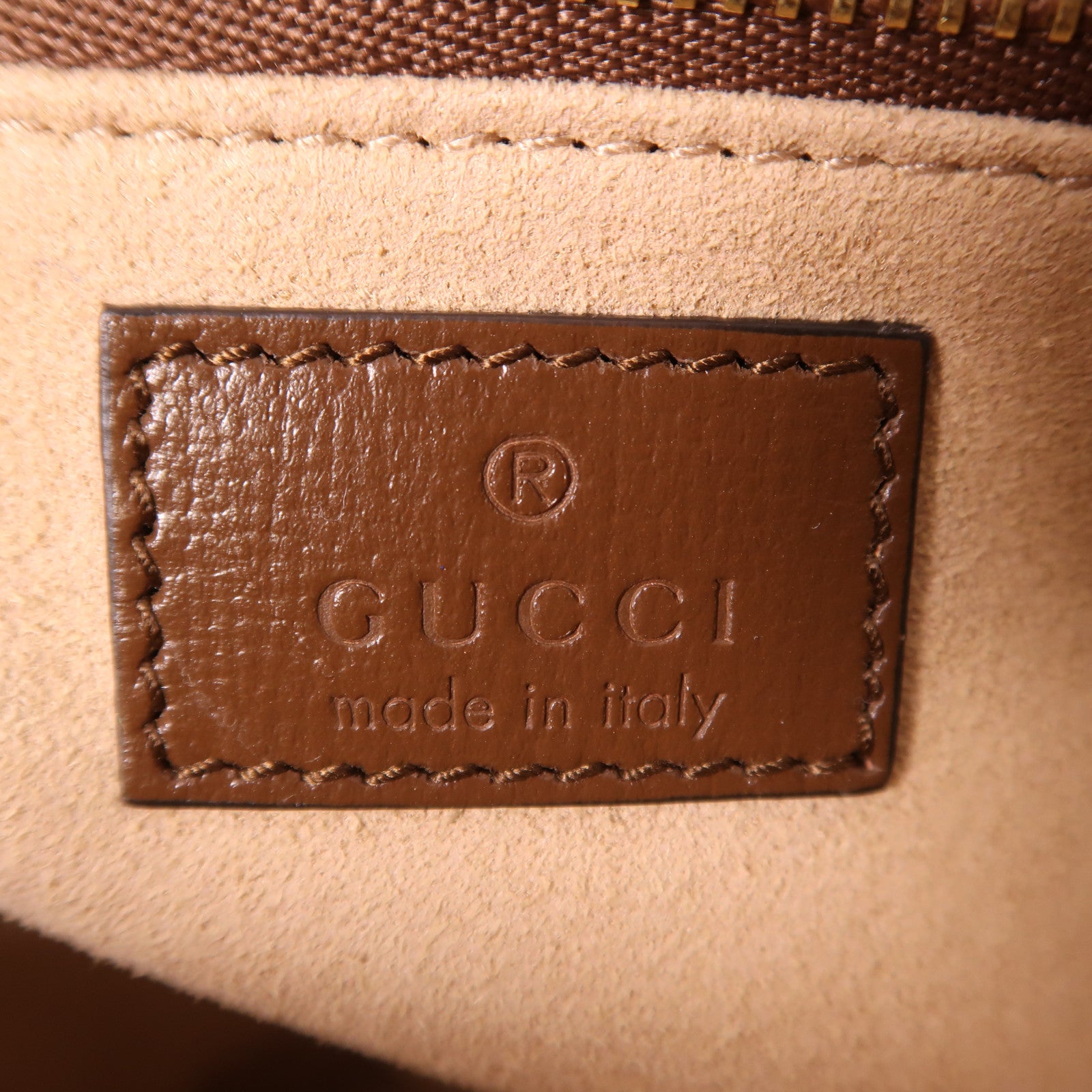 GUCCI GG GHW Horsebit 1955 MM Shoulder Bag 602204 Coated Canvas Brown