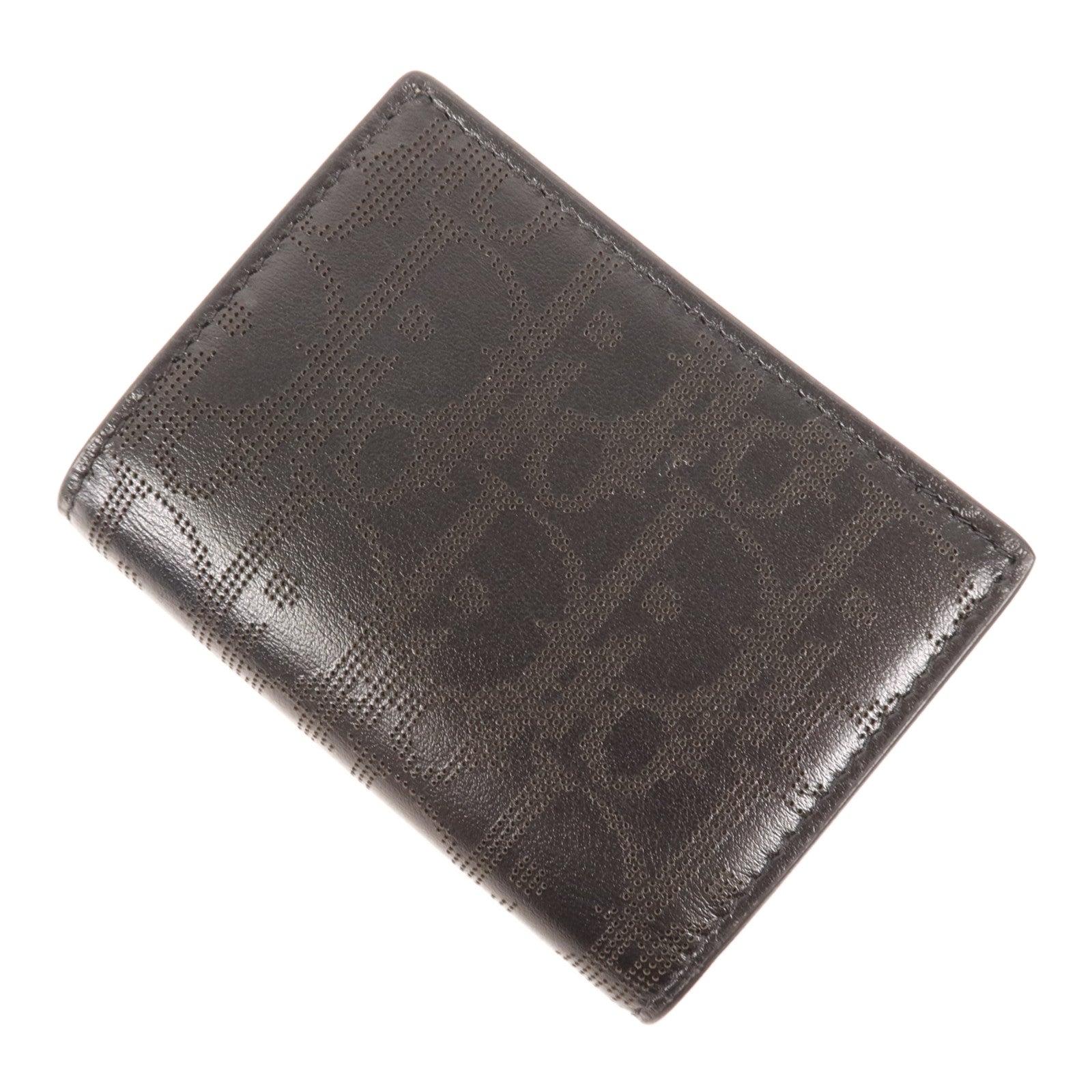 Dior 牛皮皮革Card Case銀扣卡片套