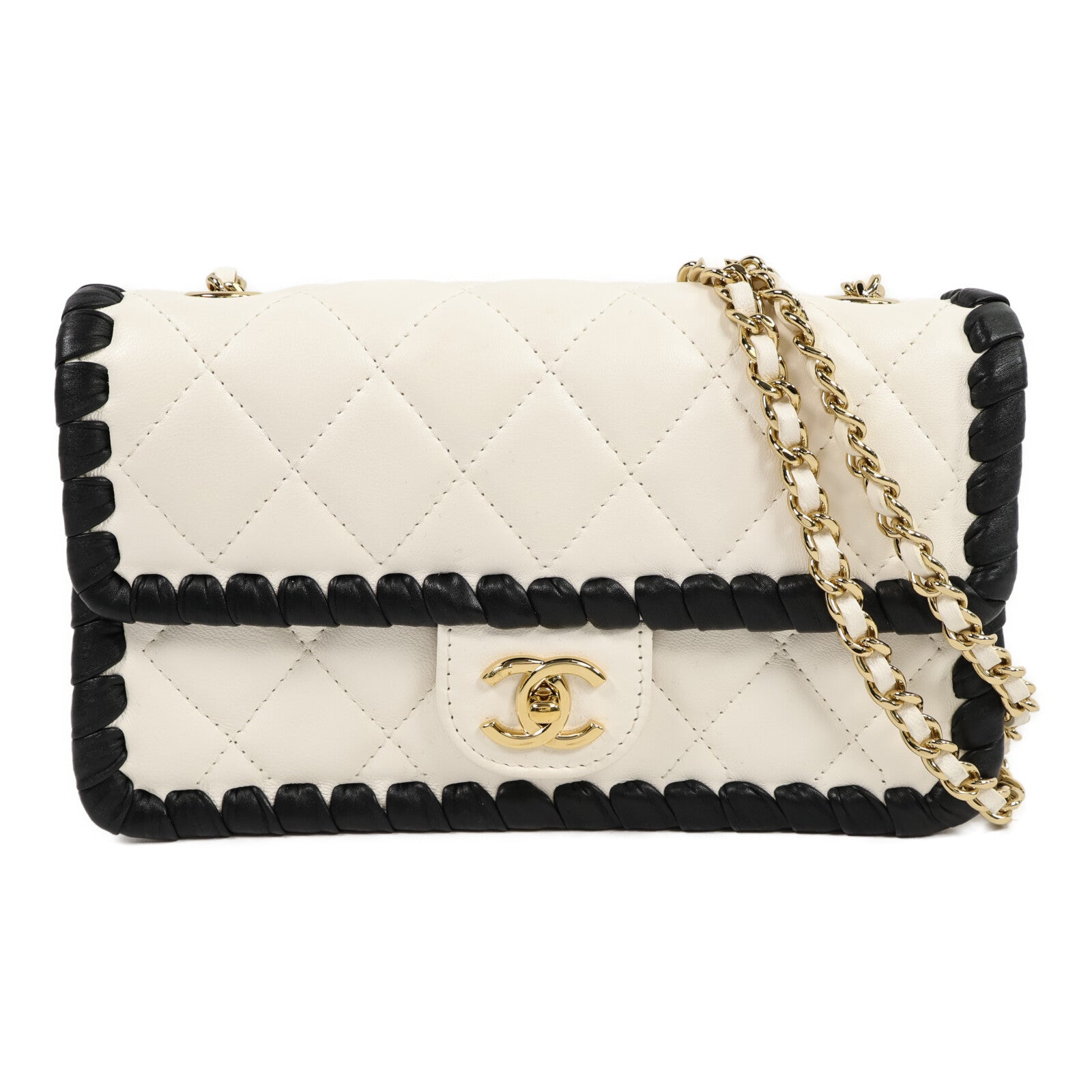 CHANEL 羊皮皮革26P Wallet On Chain鏈帶肩背袋