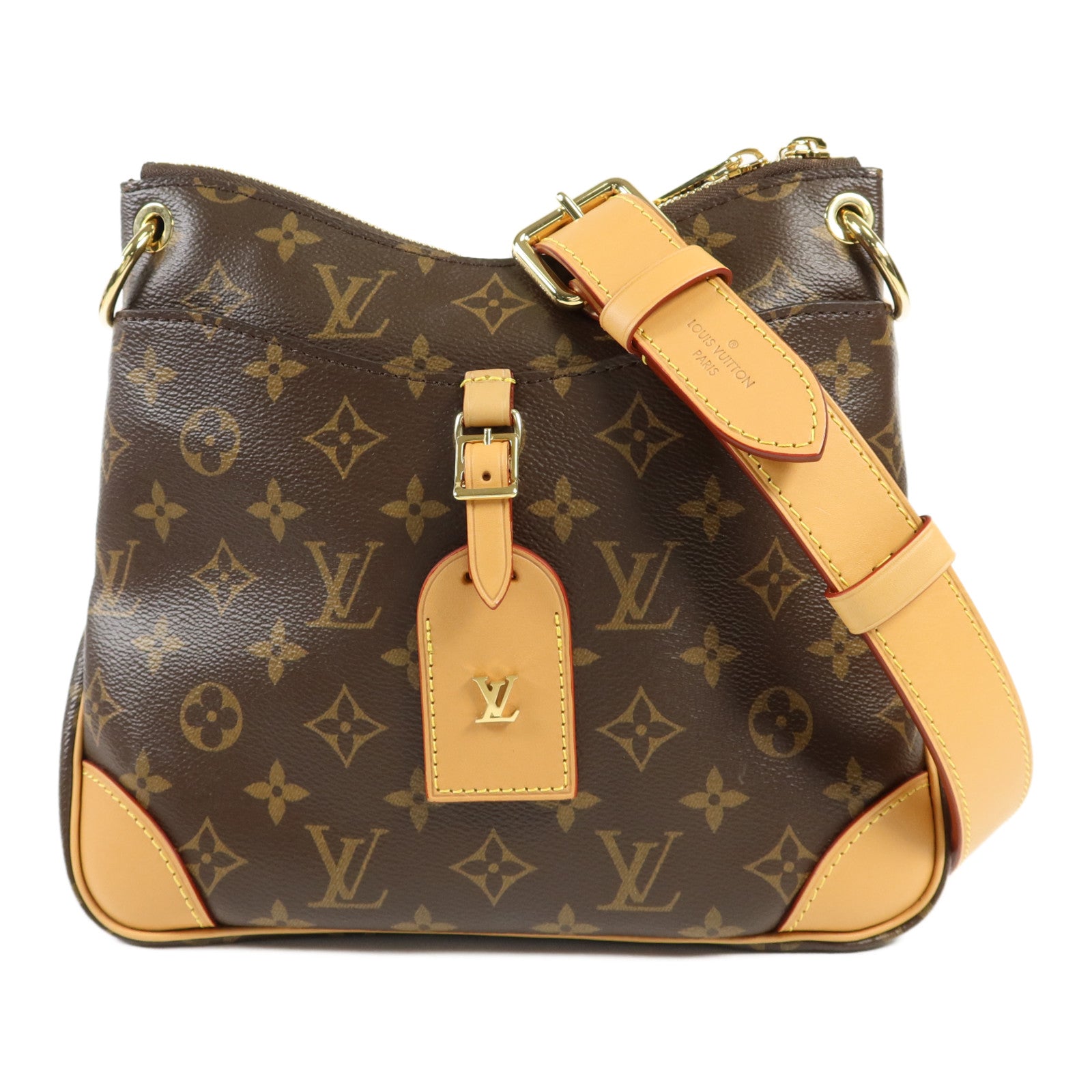 LOUIS VUITTON Monogram Odeon PM金扣手挽袋
