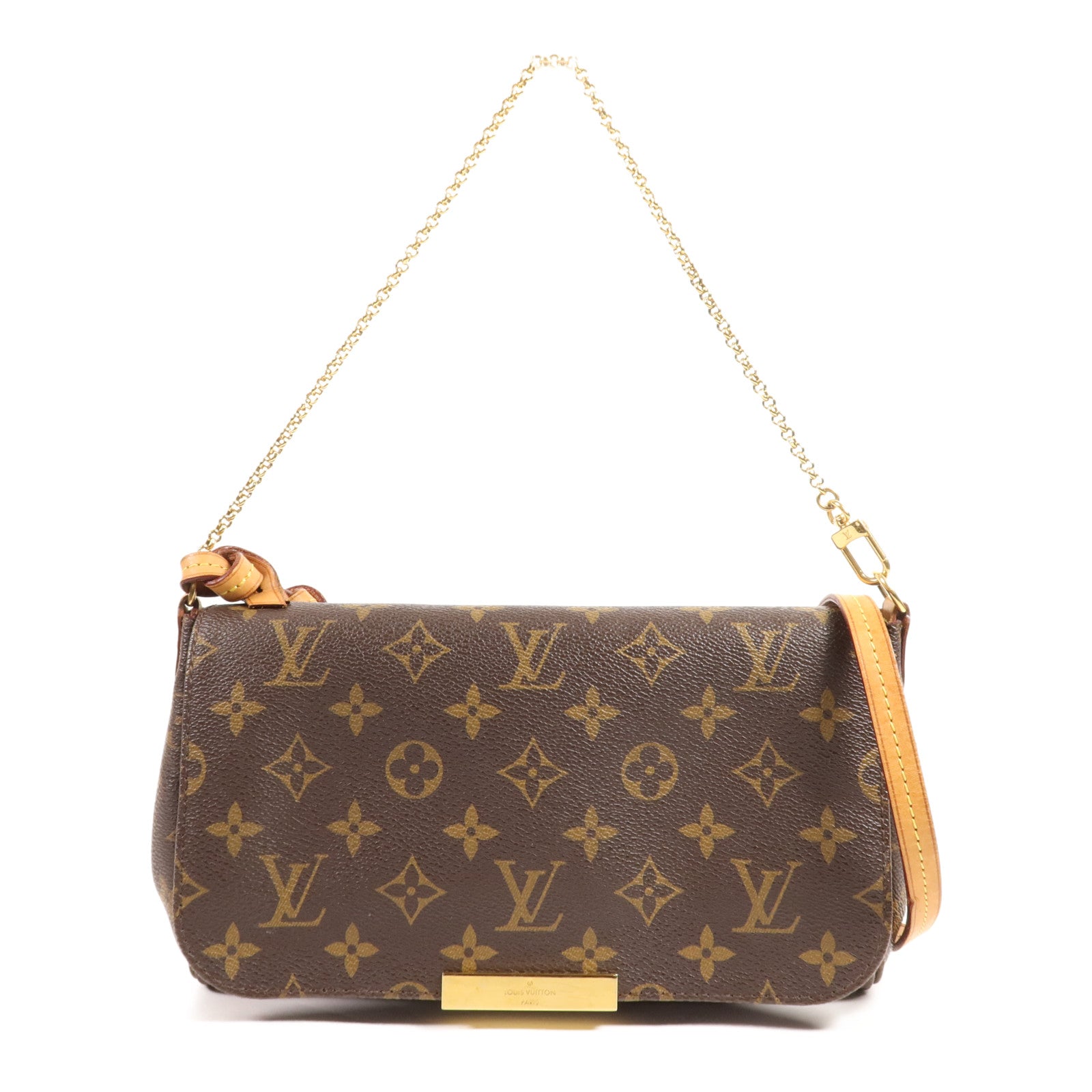 LOUIS VUITTON Monogram Favorite MM金扣手挽肩背兩用袋