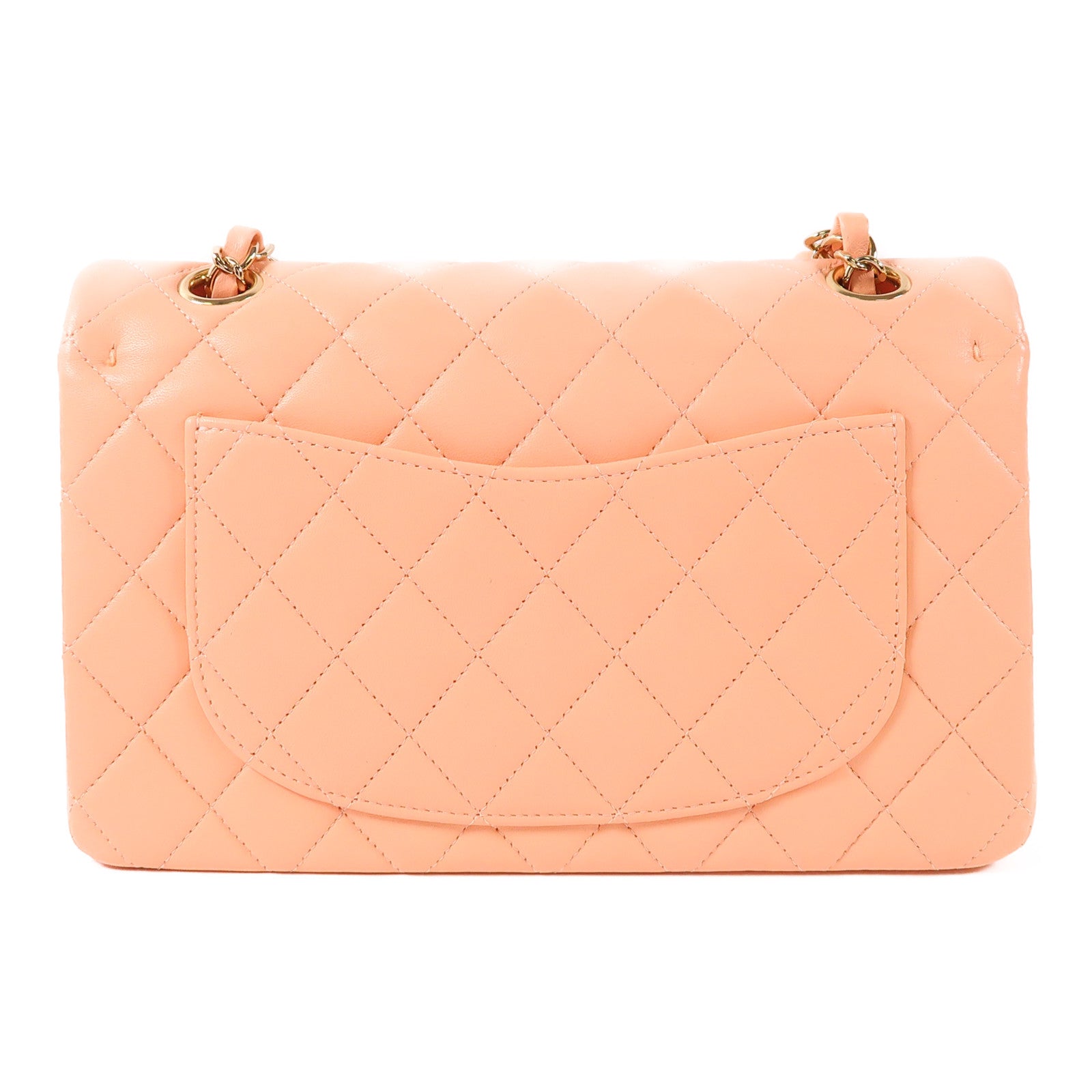 CHANEL 羊皮皮革Classic 23金扣鏈帶肩背袋