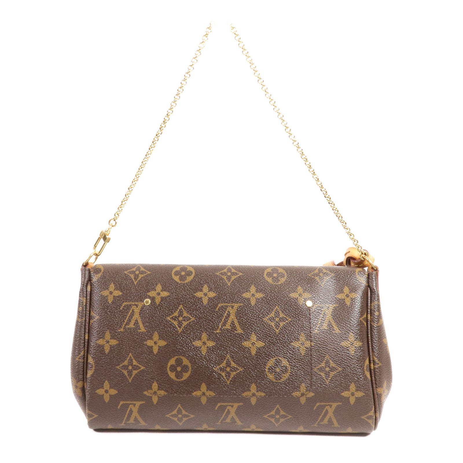 LOUIS VUITTON Monogram Favorite MM金扣手挽肩背兩用袋