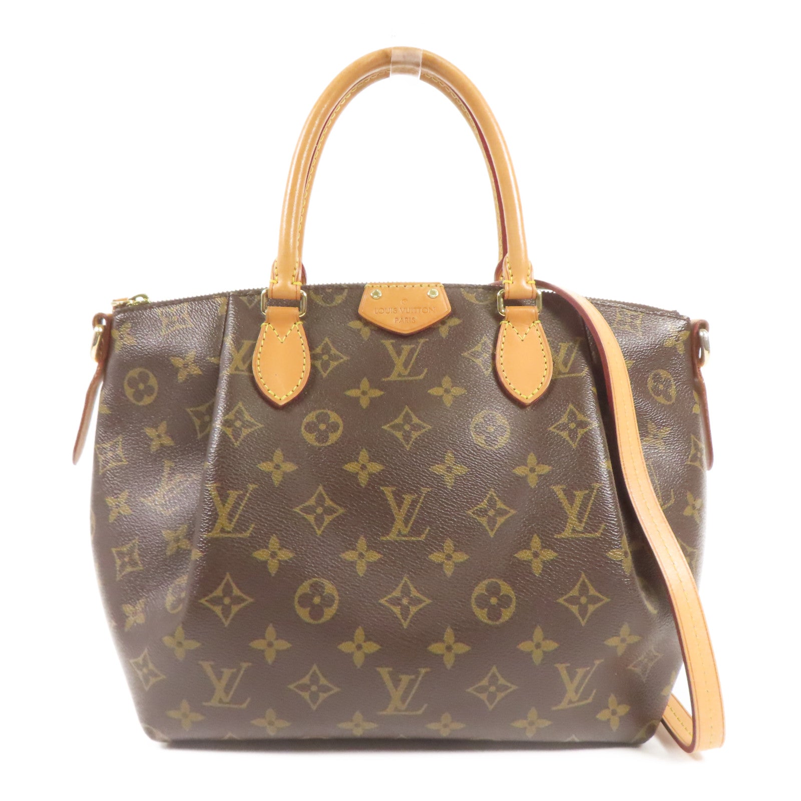 LOUIS VUITTON LV GHW Turenne PM 2way Shoulder Bag M48814 Monogram Brown