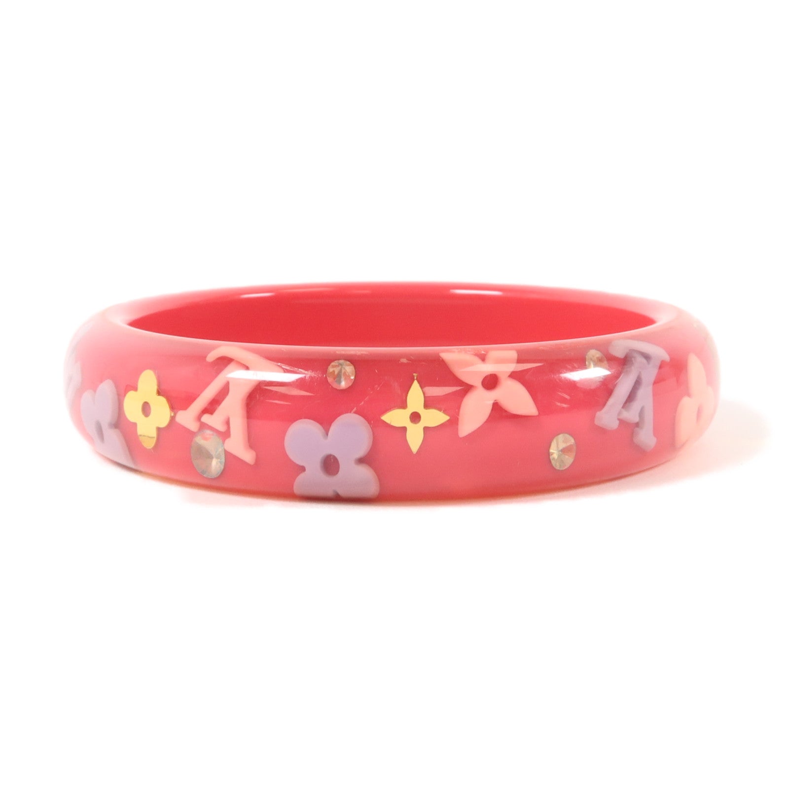 LOUIS VUITTON 樹脂Inclusion Bangle手鐲