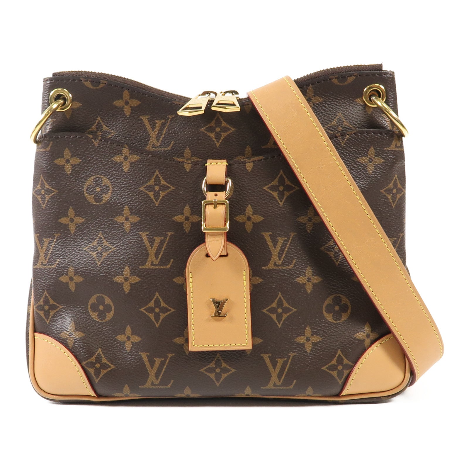 LOUIS VUITTON Monogram Odeon PM金扣手挽袋