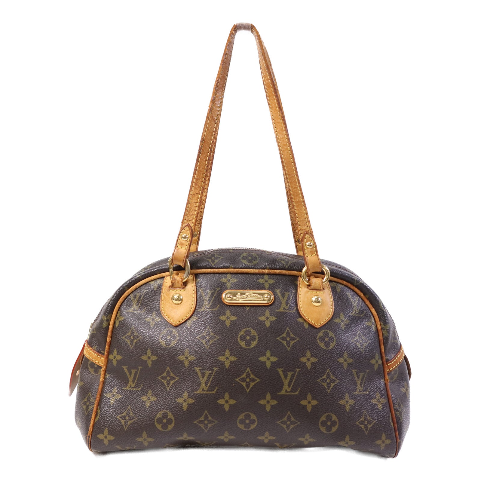 LOUIS VUITTON 【激減優惠】Monogram Montorgueil PM金扣肩背袋