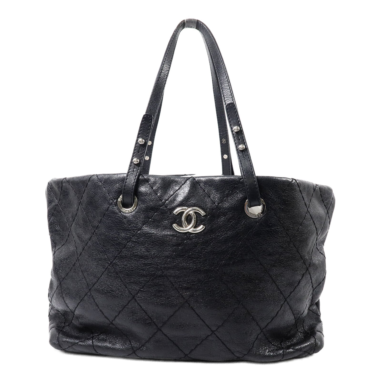 CHANEL 牛皮皮革On The Road Large Tote手挽袋