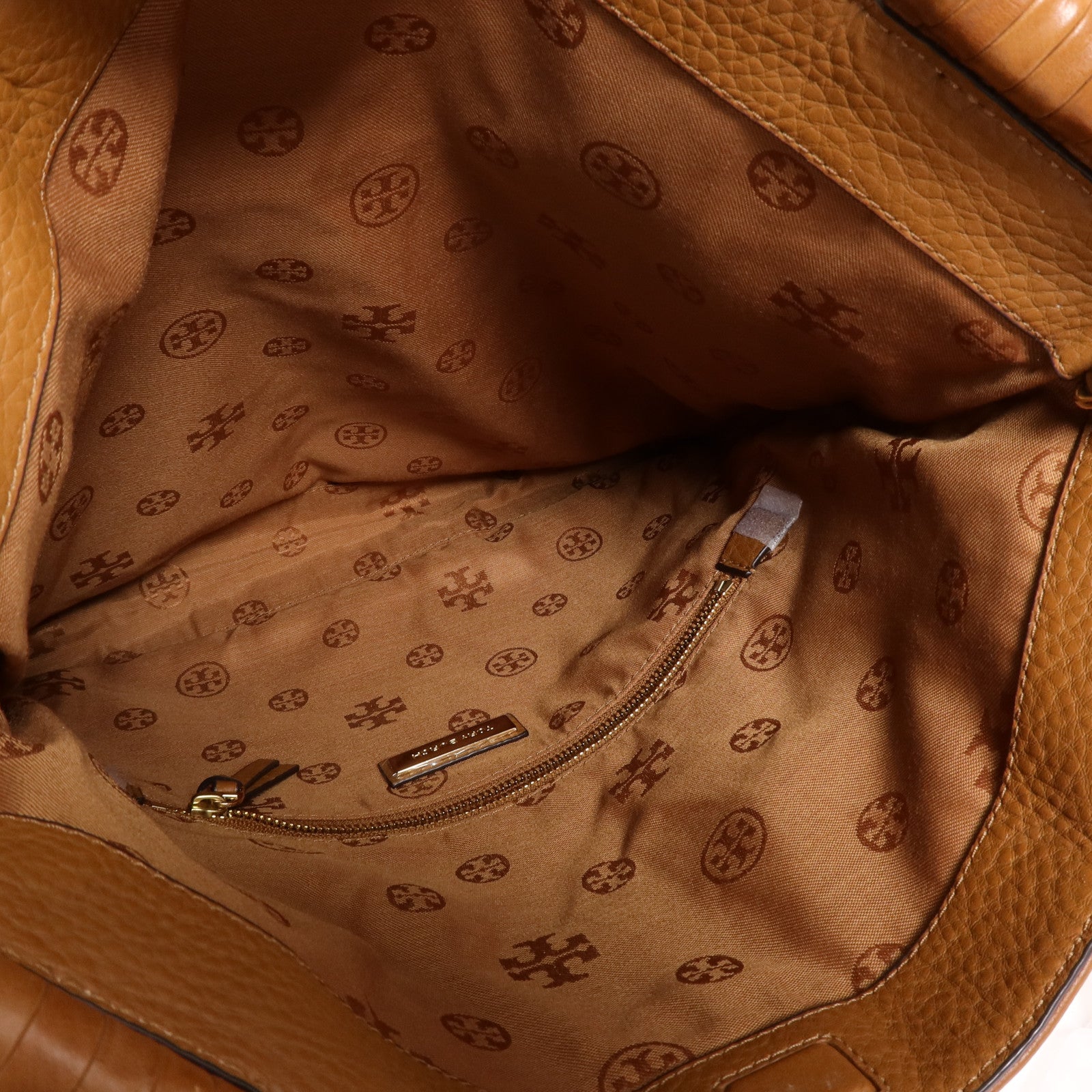 Tory Burch 牛皮皮革Hand Bag金扣手挽袋