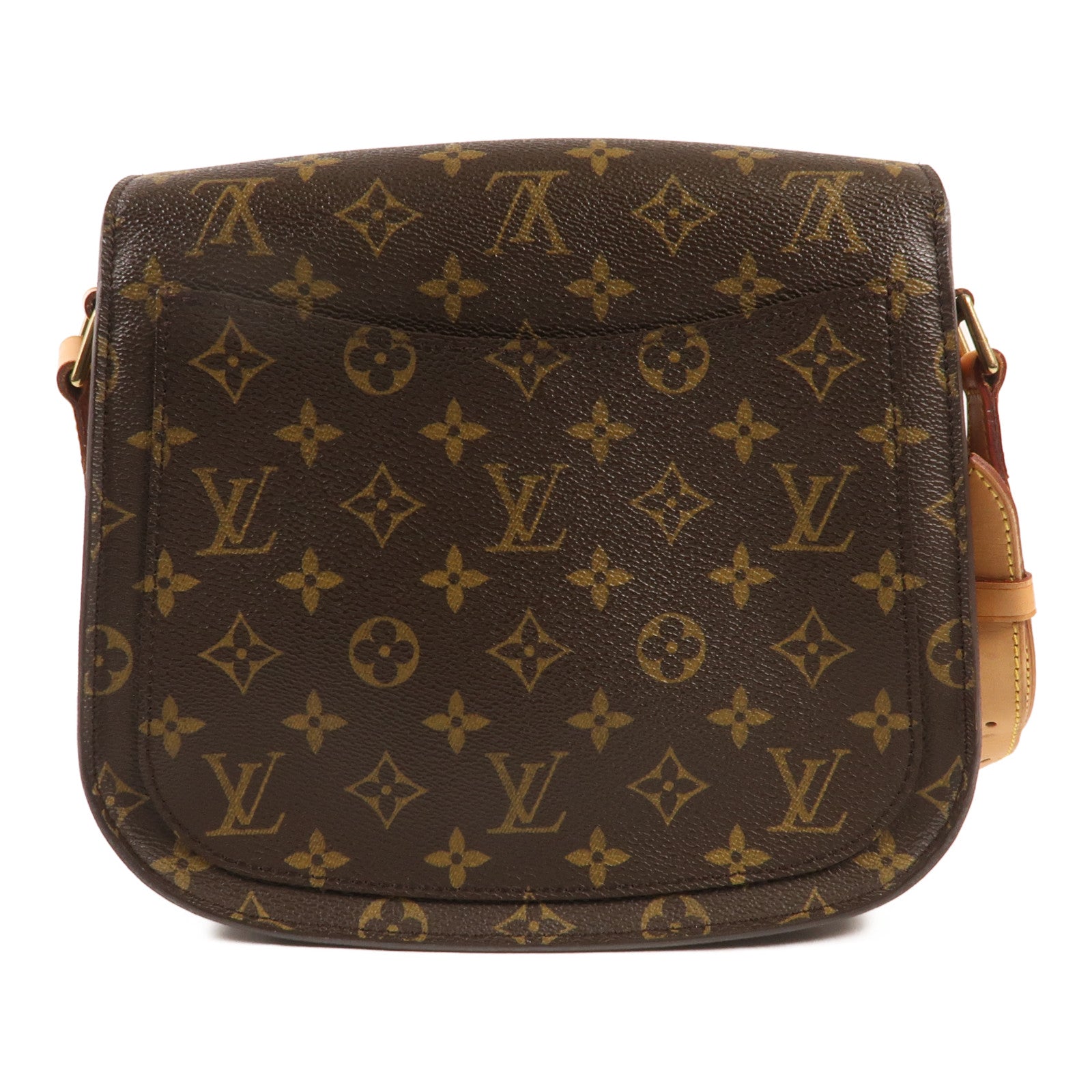 LOUIS VUITTON Monogram Saint Cloud GM金扣肩背袋