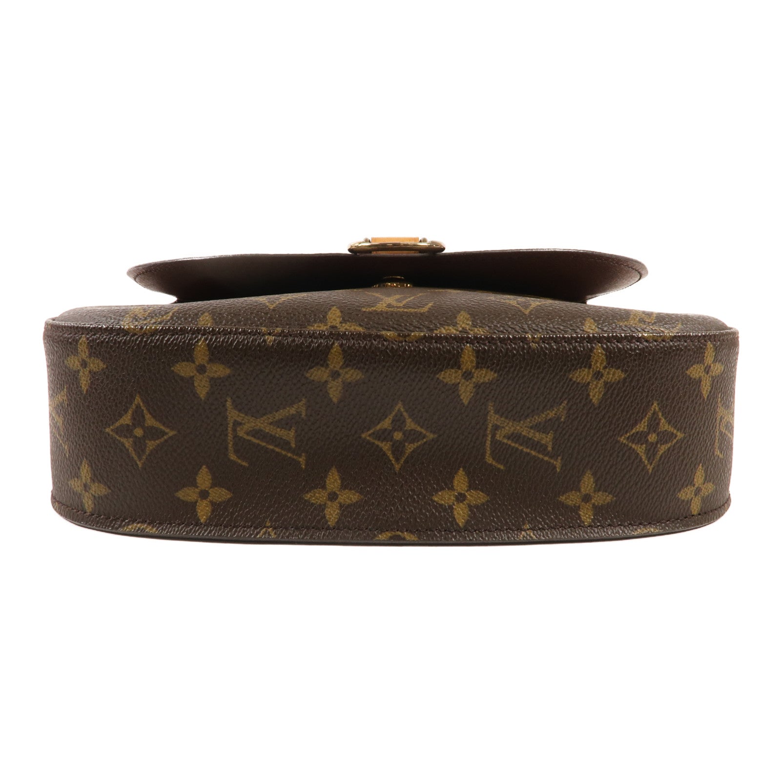 LOUIS VUITTON Monogram Saint Cloud GM金扣肩背袋