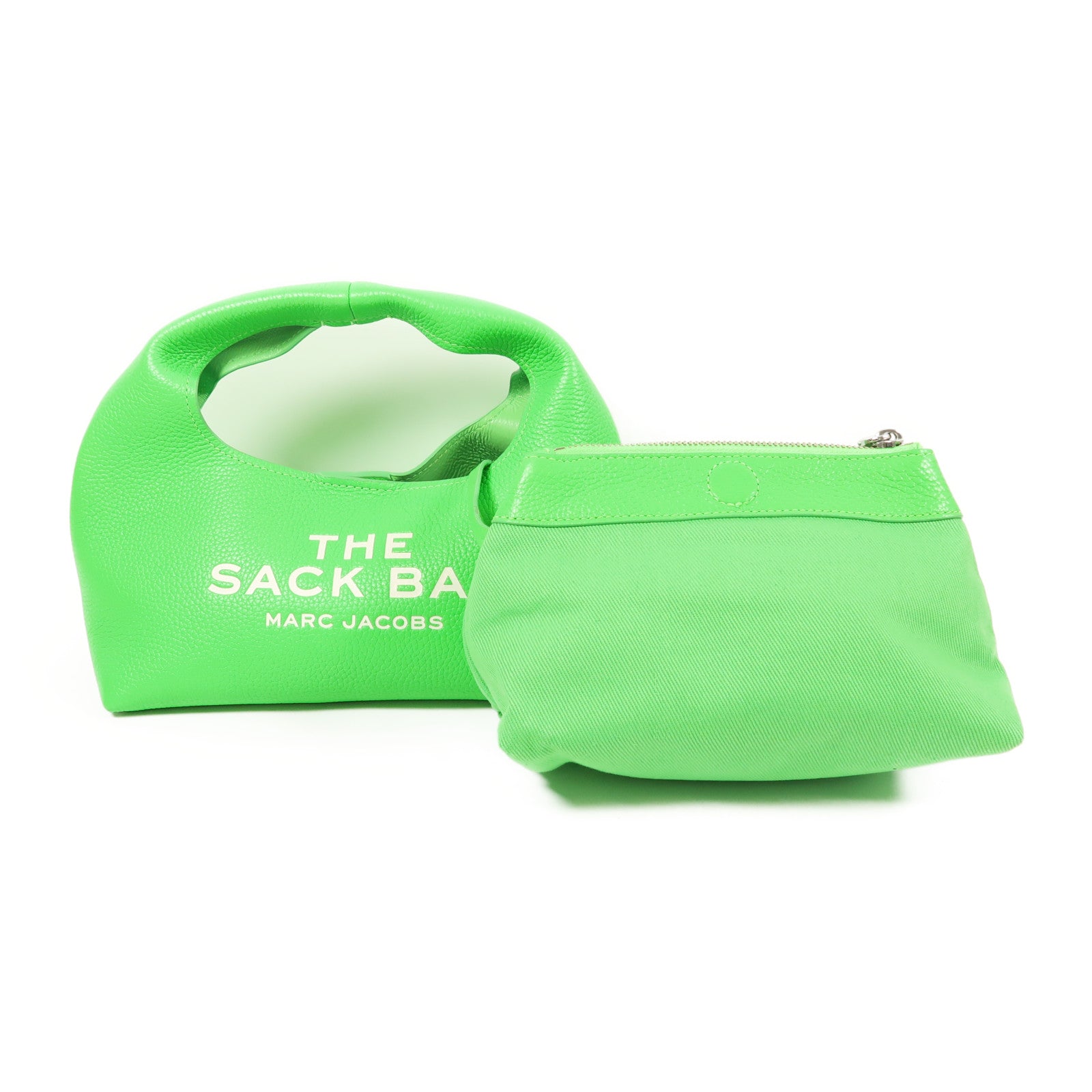 MARC JACOBS 牛皮皮革Mini Sack Bag銀扣手挽袋