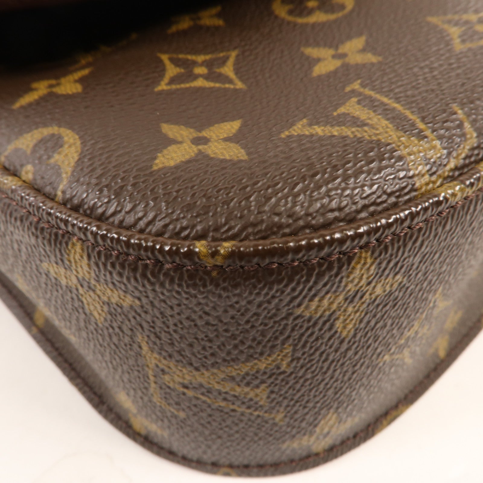 LOUIS VUITTON Monogram Saint Cloud GM金扣肩背袋
