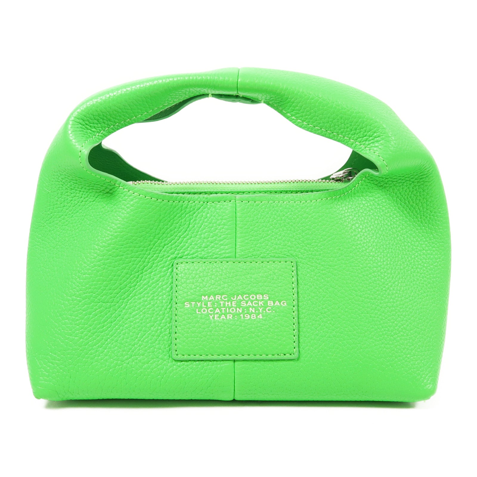 MARC JACOBS 【激減優惠】牛皮皮革Mini Sack Bag銀扣手挽袋