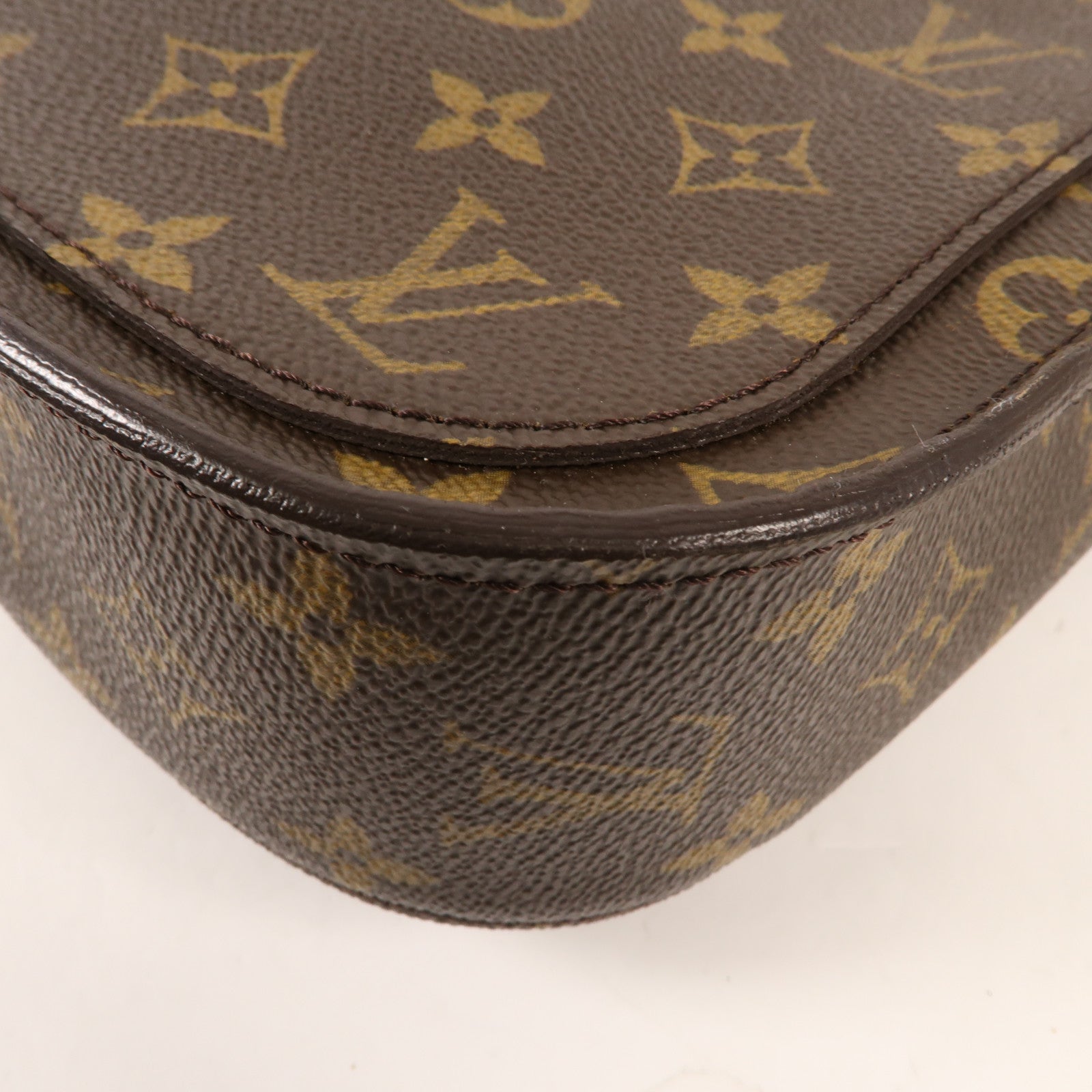 LOUIS VUITTON Monogram Saint Cloud GM金扣肩背袋