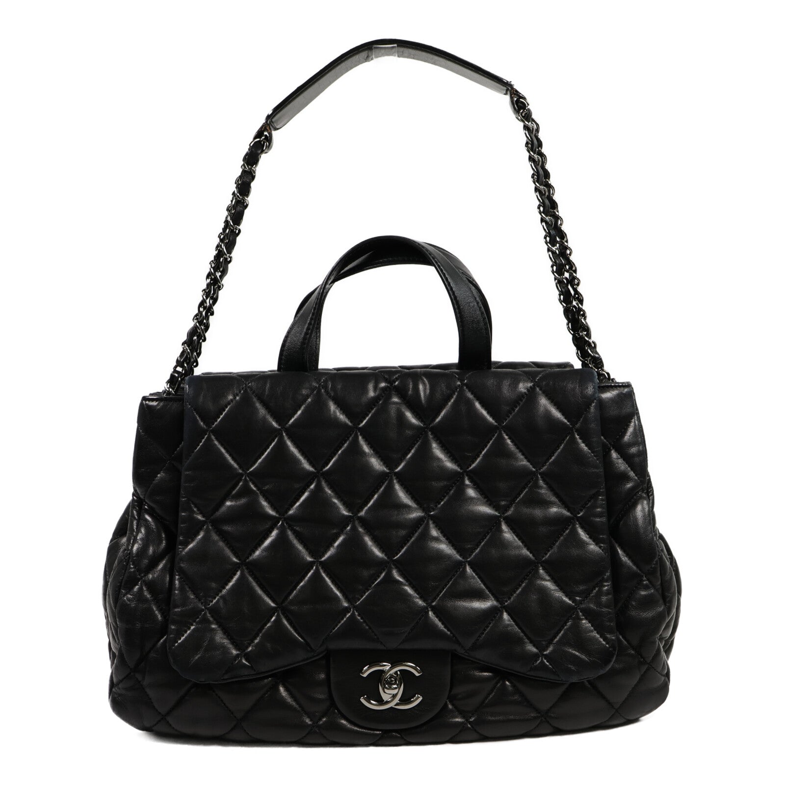 CHANEL 羊皮皮革2 Way Shoulder Bag手挽肩背兩用袋